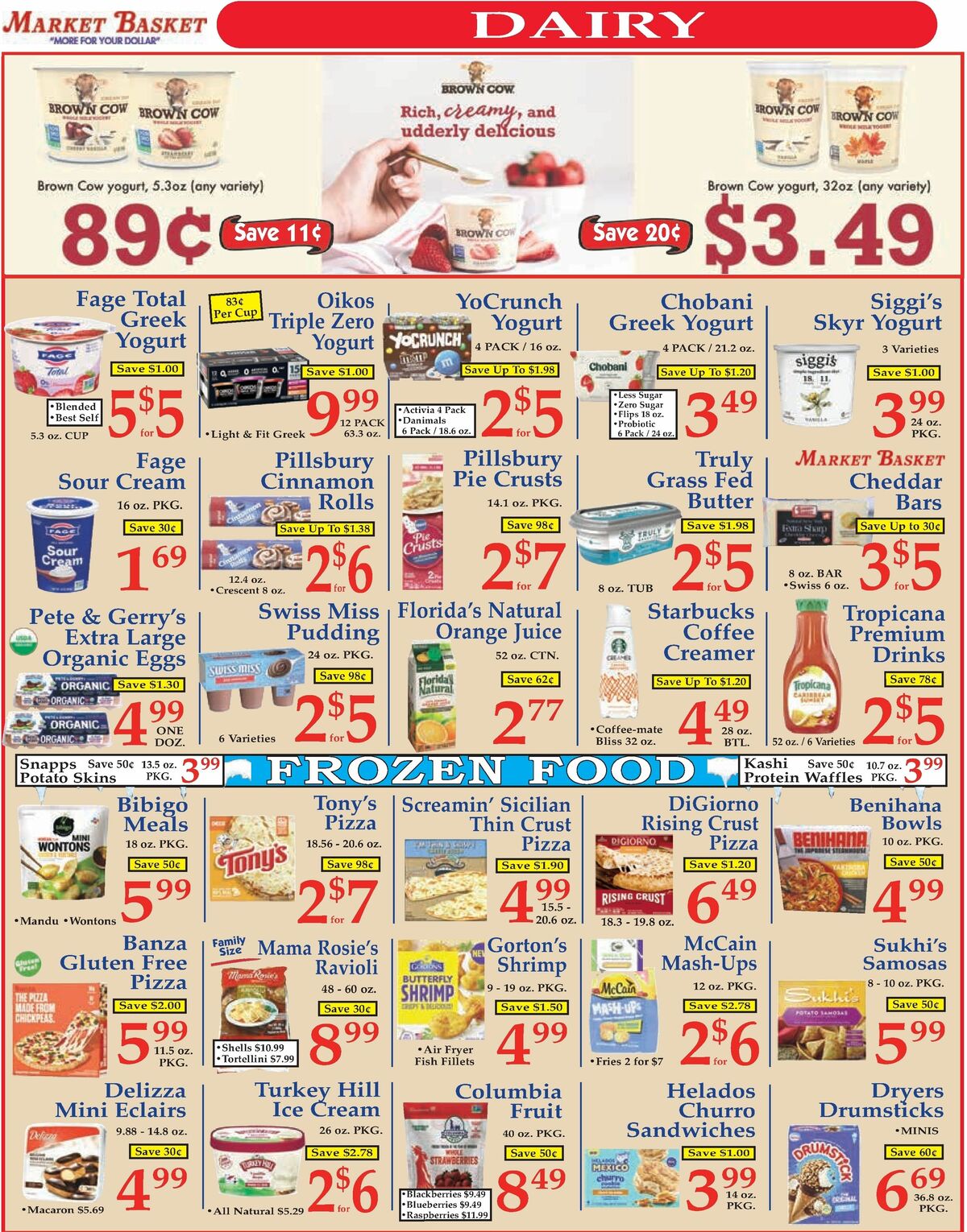 Market Basket Weekly Ad from October 22