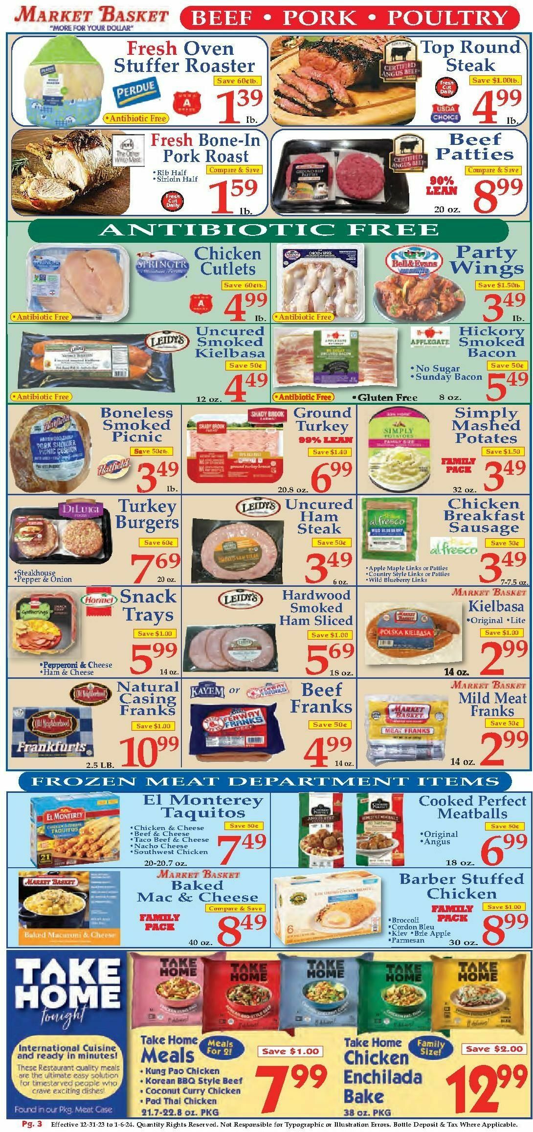 Market Basket Weekly Ad from December 31