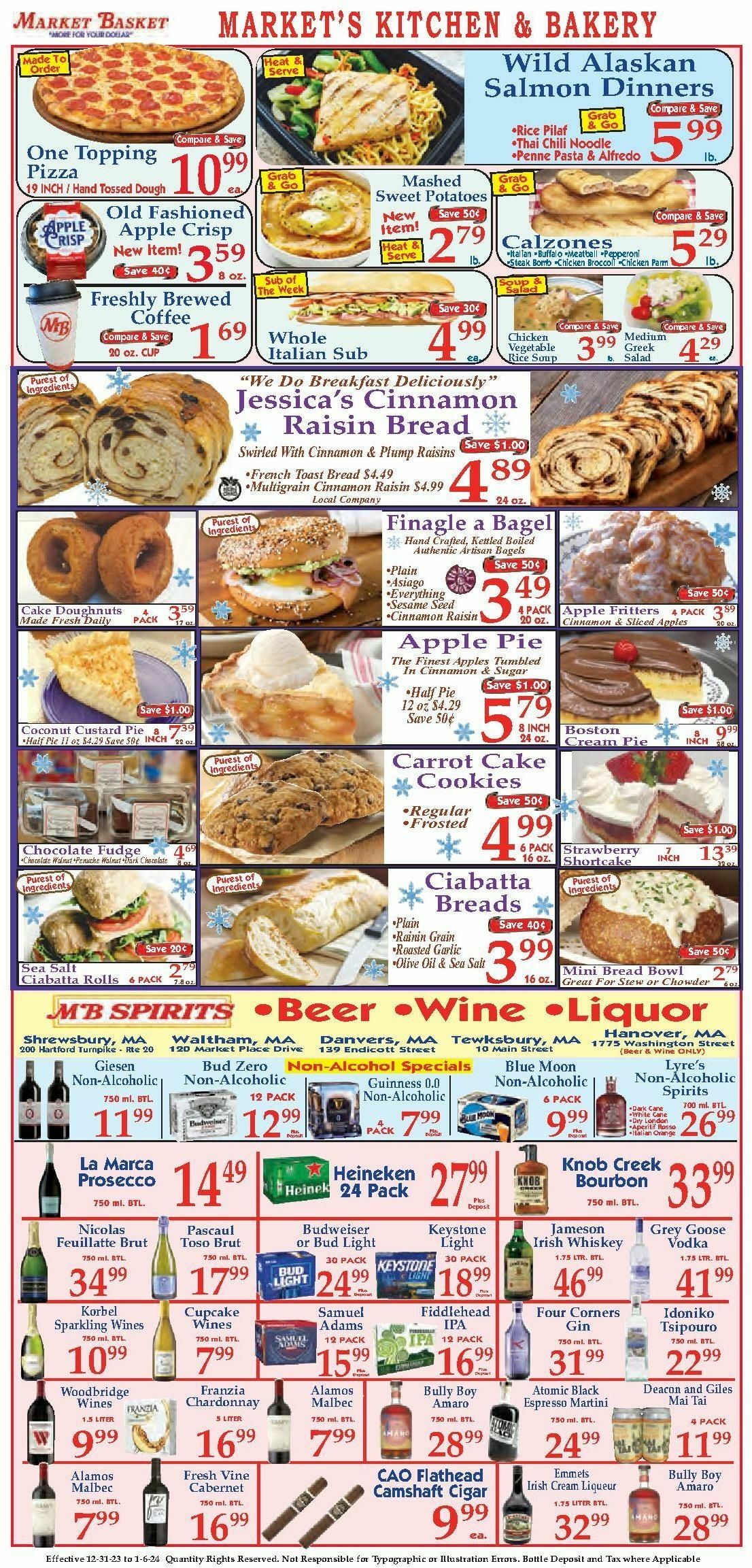 Market Basket Weekly Ad from December 31