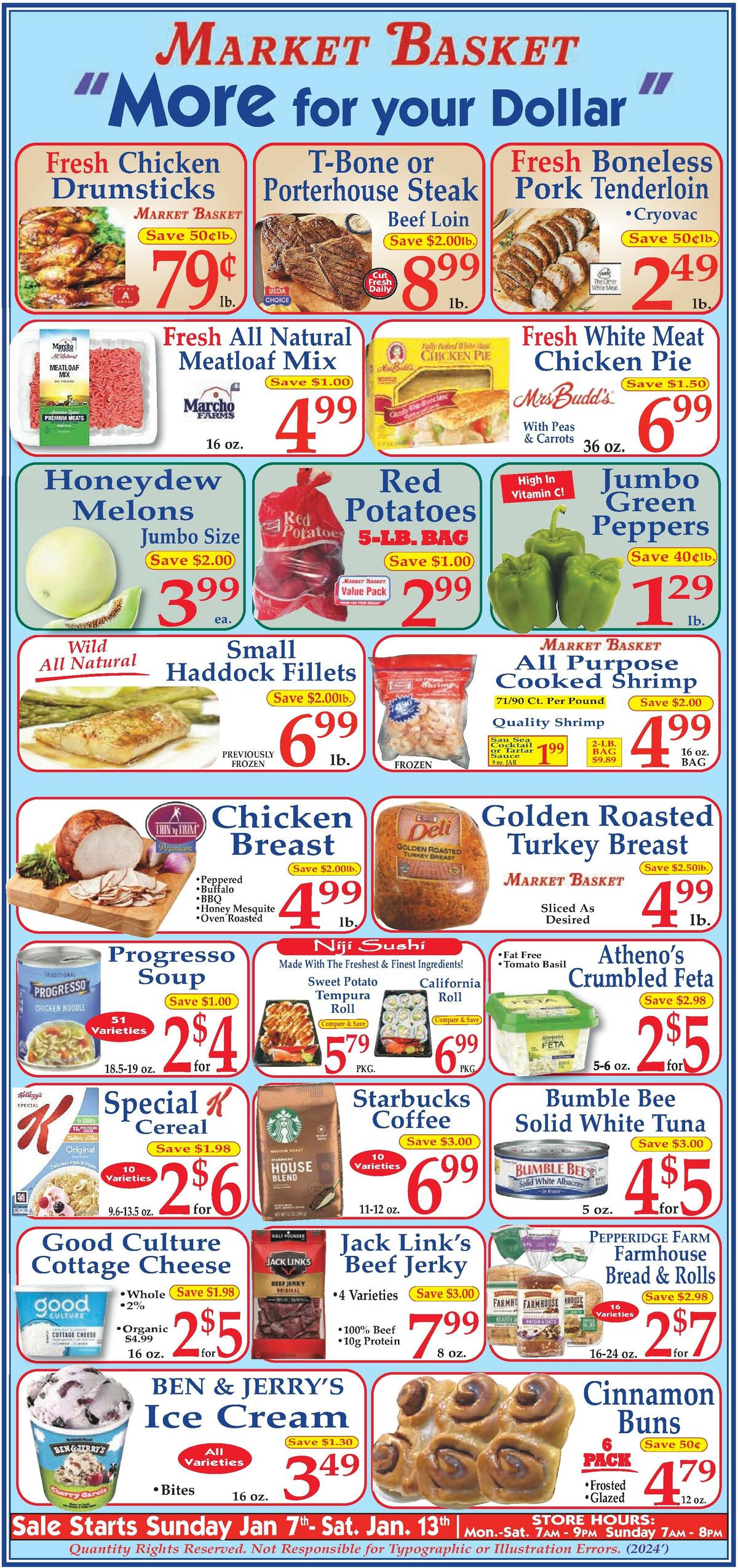 Market Basket Weekly Ad from January 7