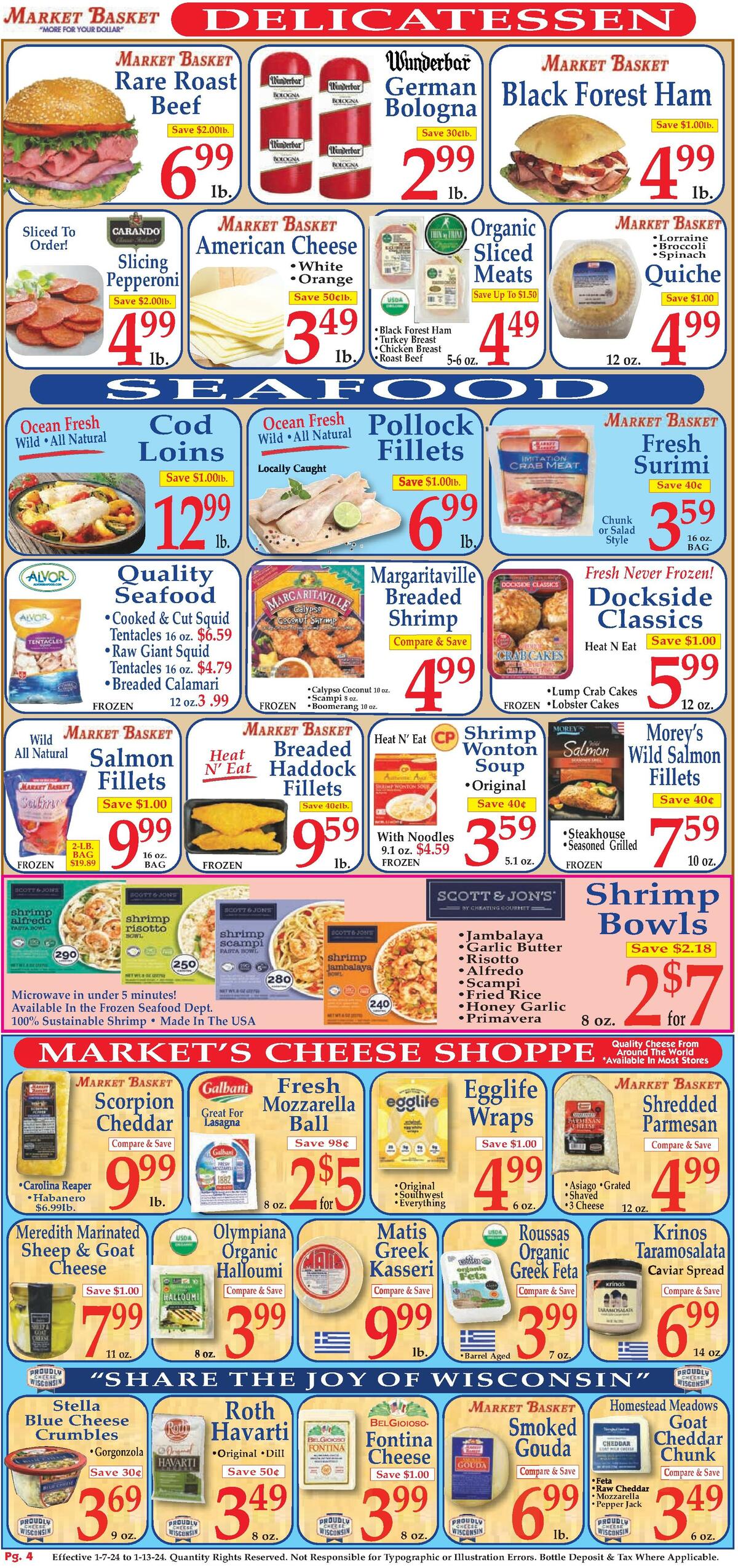 Market Basket Weekly Ad from January 7