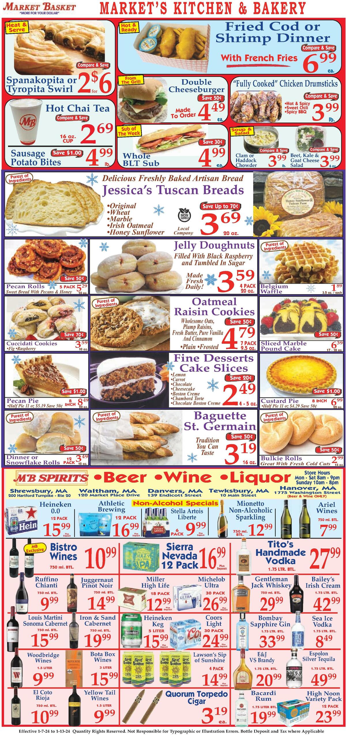 Market Basket Weekly Ad from January 7