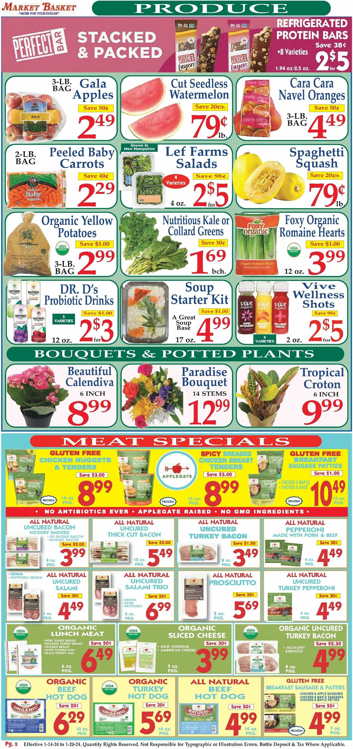 Market Basket Weekly Ad from January 14