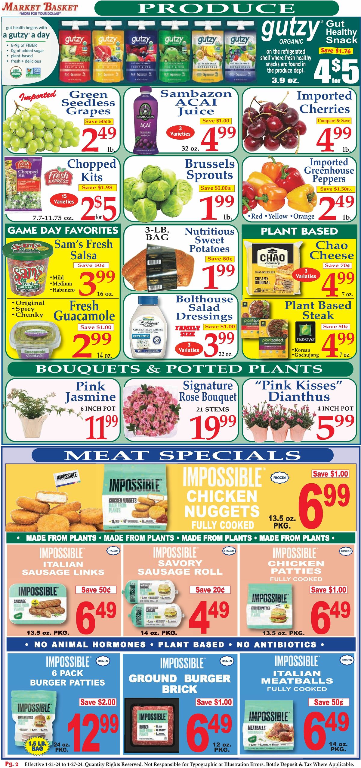 Market Basket Weekly Ad from January 21