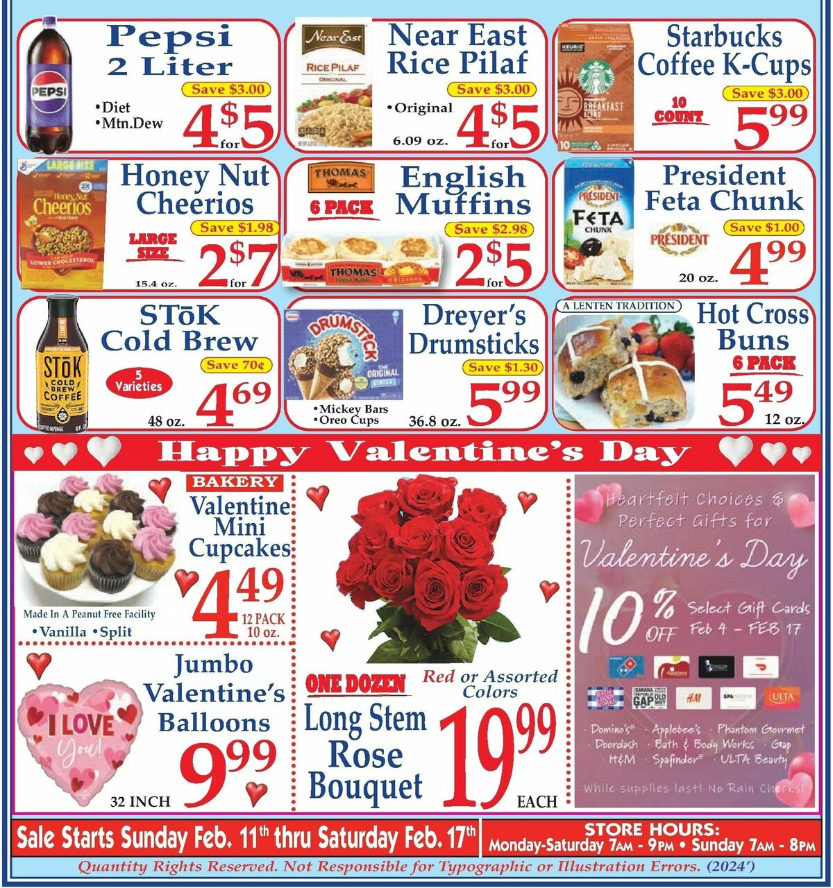 Market Basket Weekly Ad from February 11