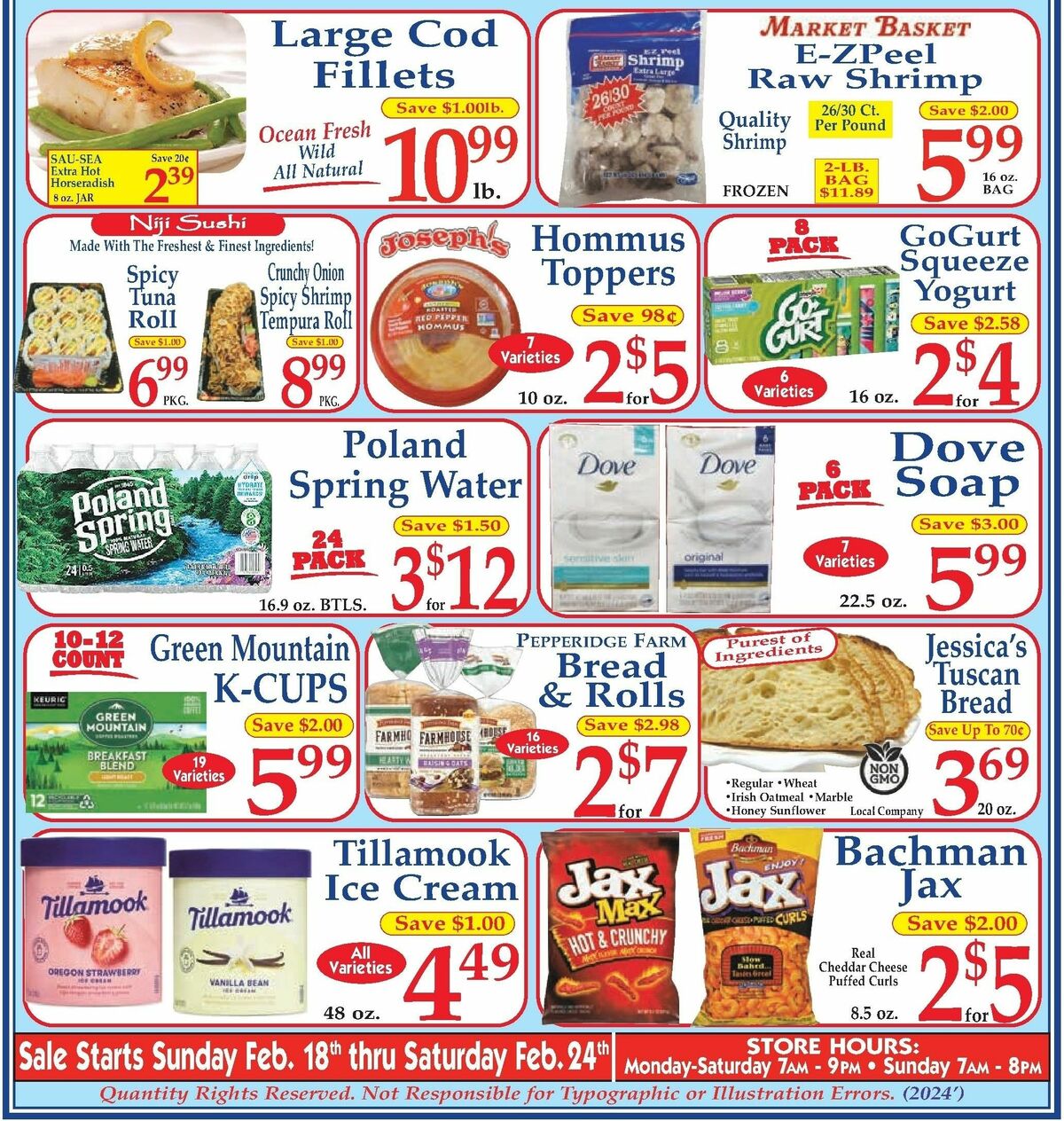 Market Basket Weekly Ad from February 18