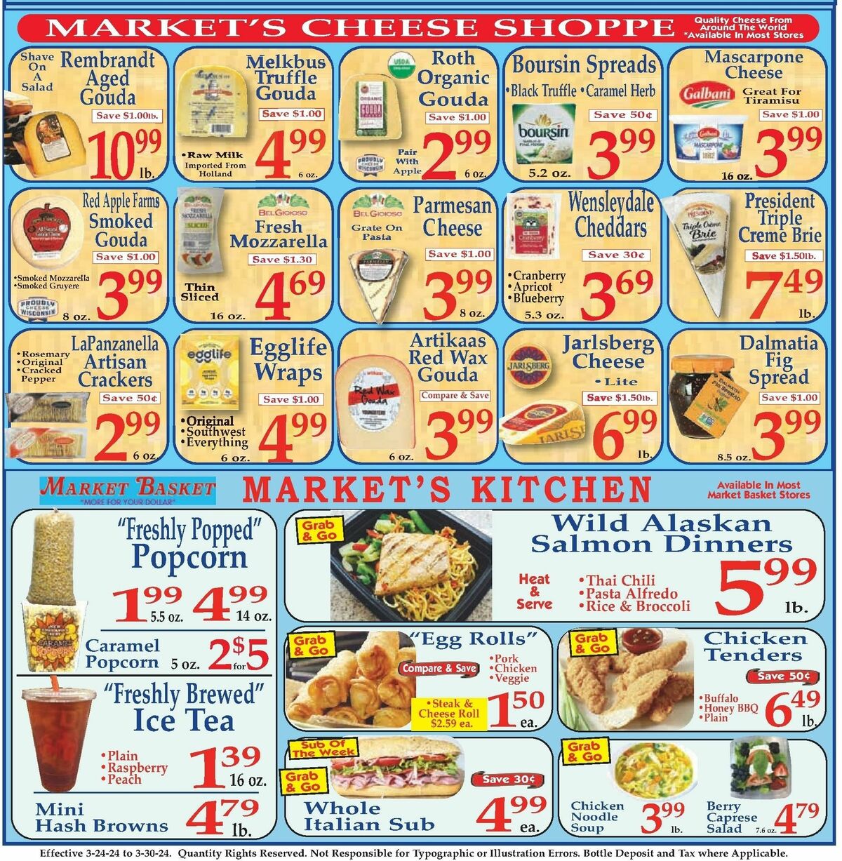 Market Basket Weekly Ad from March 24
