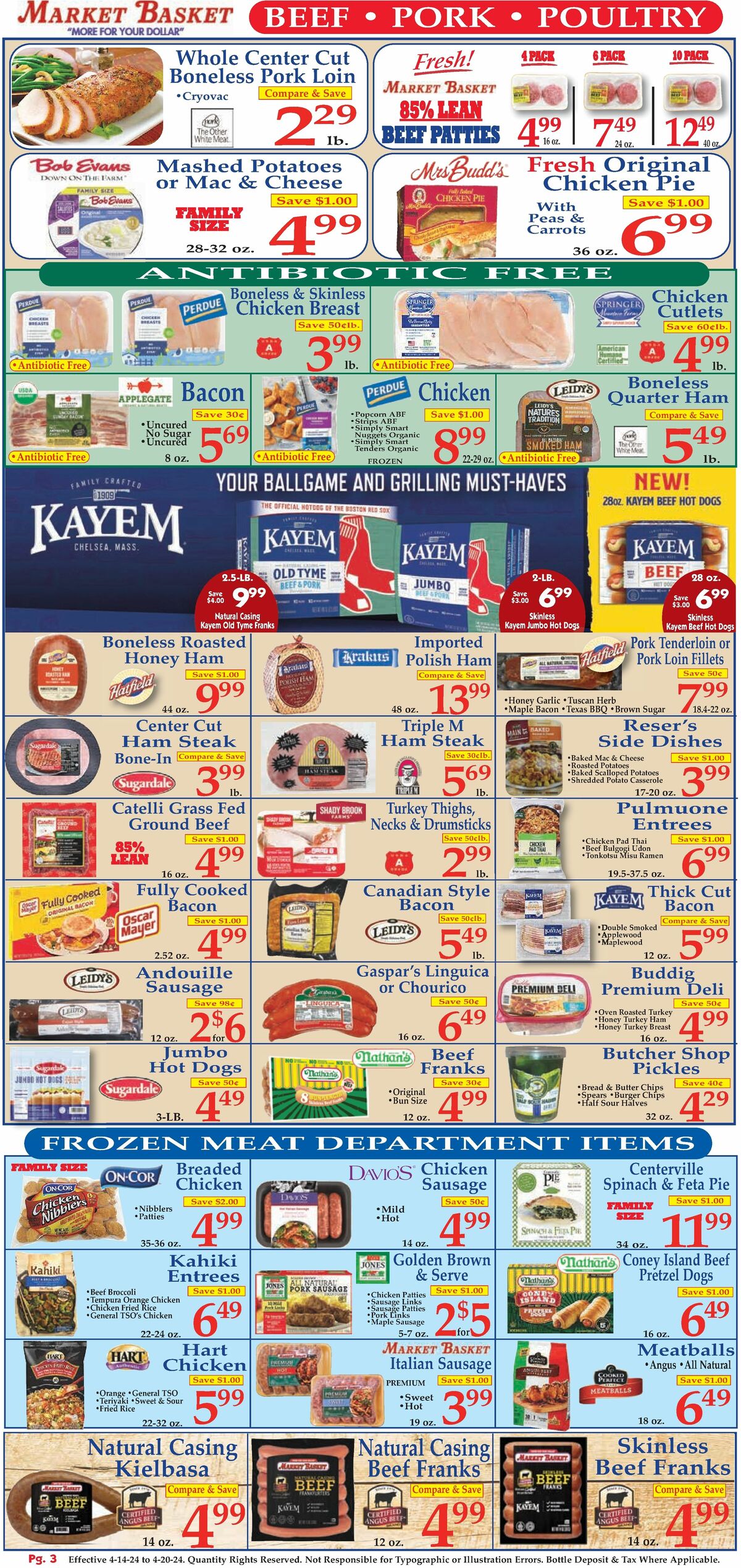 Market Basket Weekly Ad from April 14