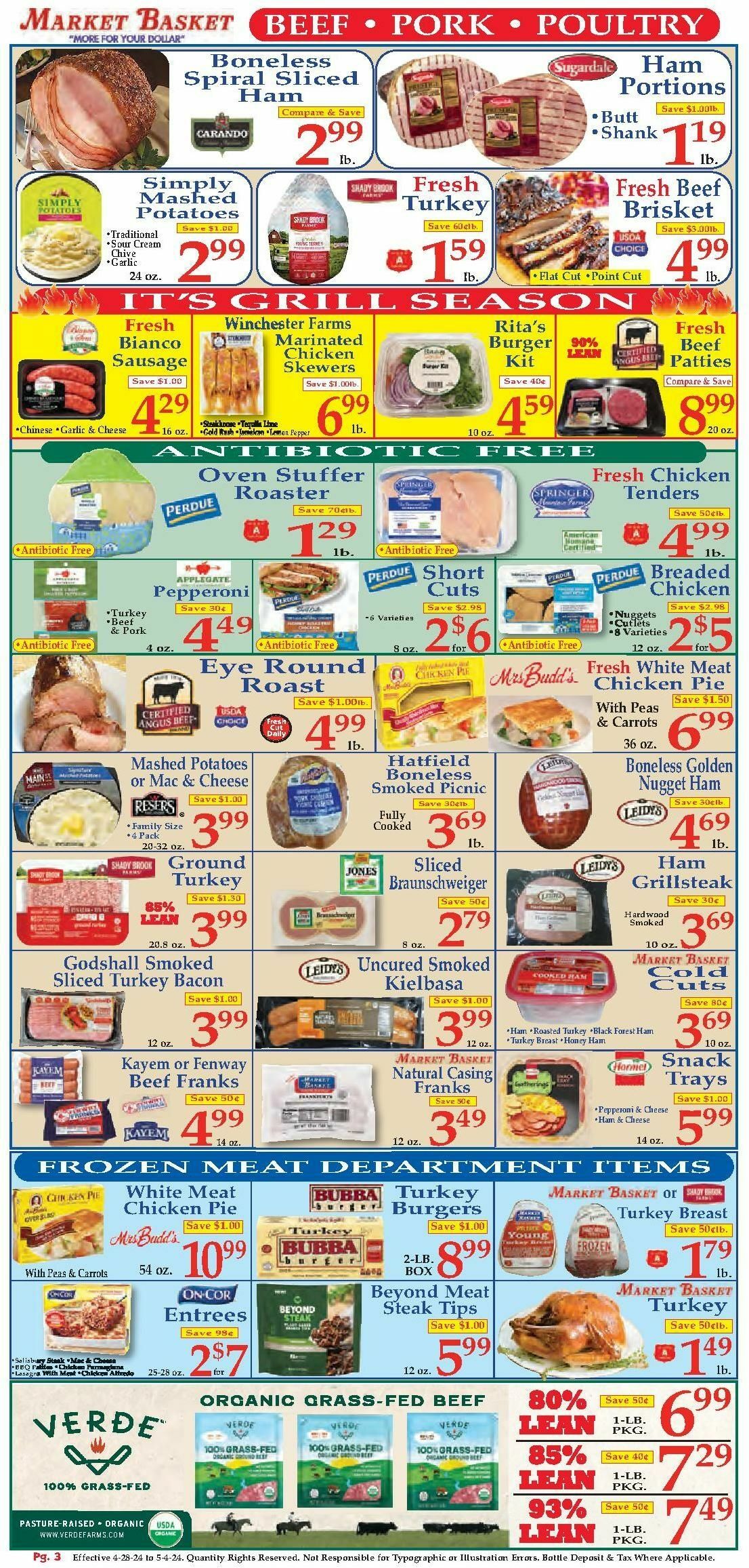 Market Basket Weekly Ad from April 28