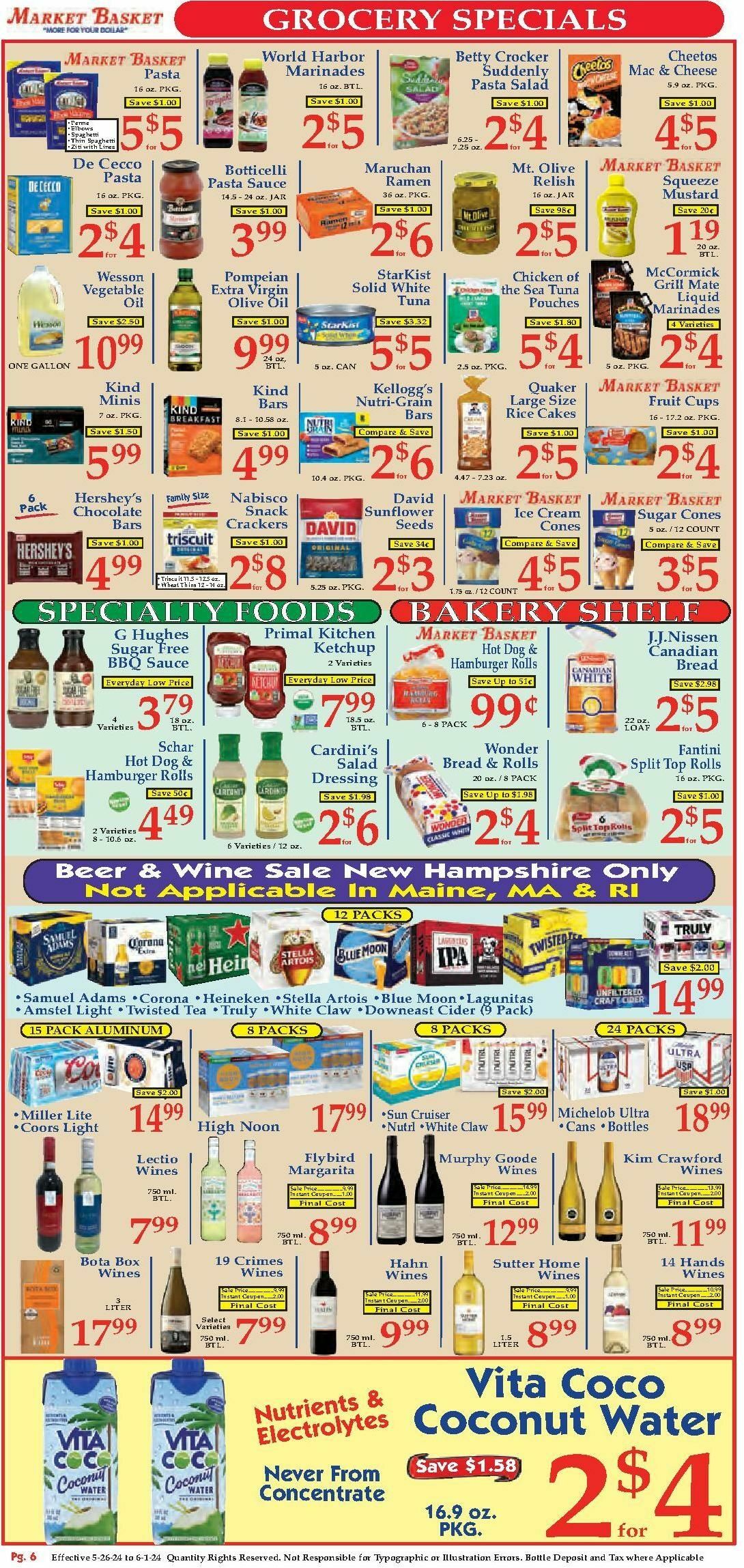 Market Basket Weekly Ad from May 26