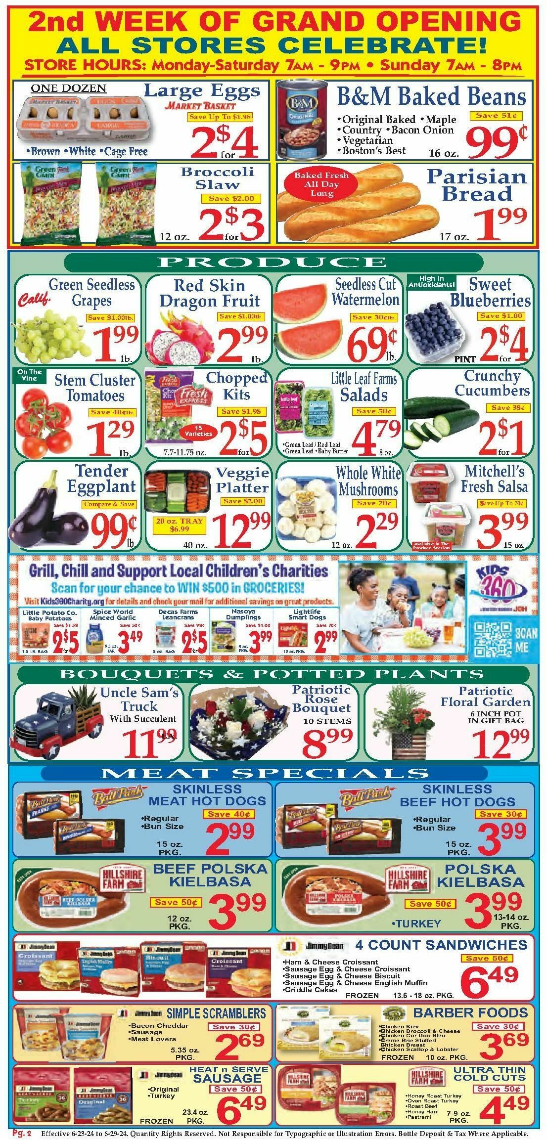 Market Basket Weekly Ad from June 23