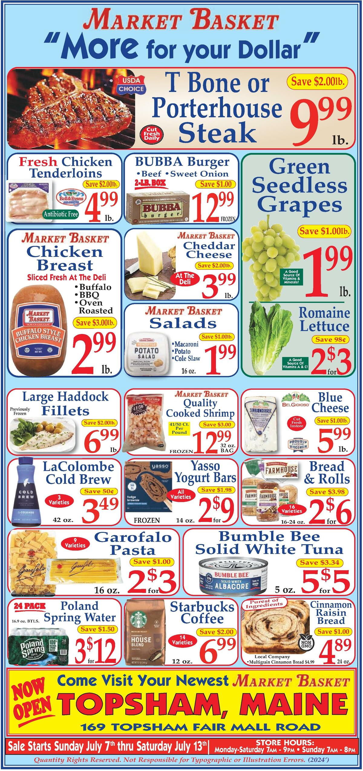 Market Basket Weekly Ad from July 7