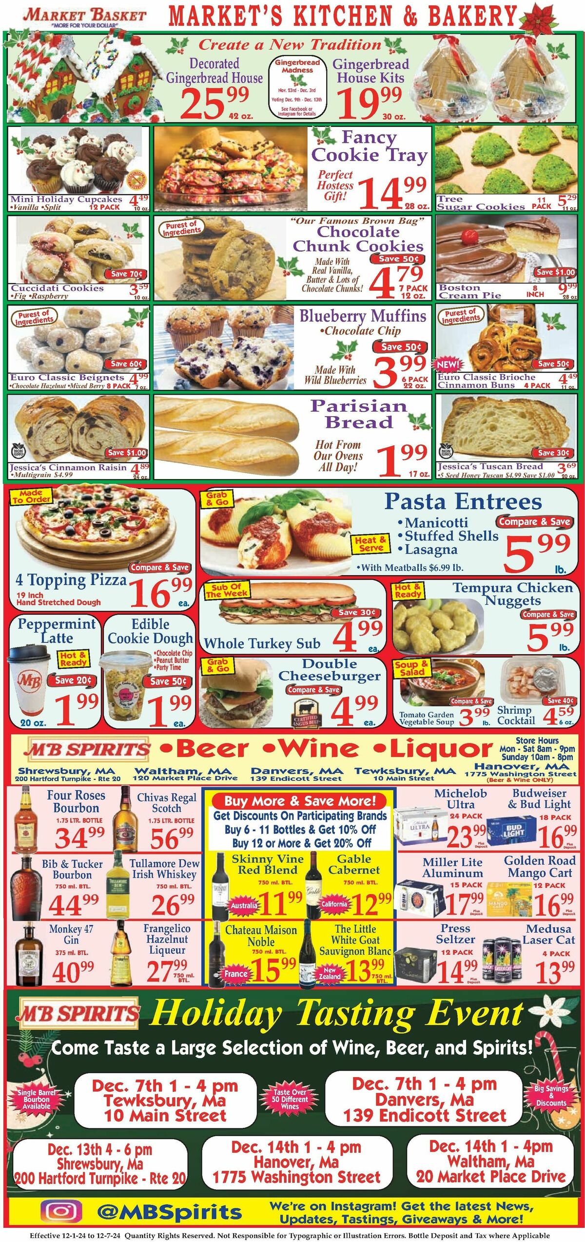 Market Basket Weekly Ad from December 1