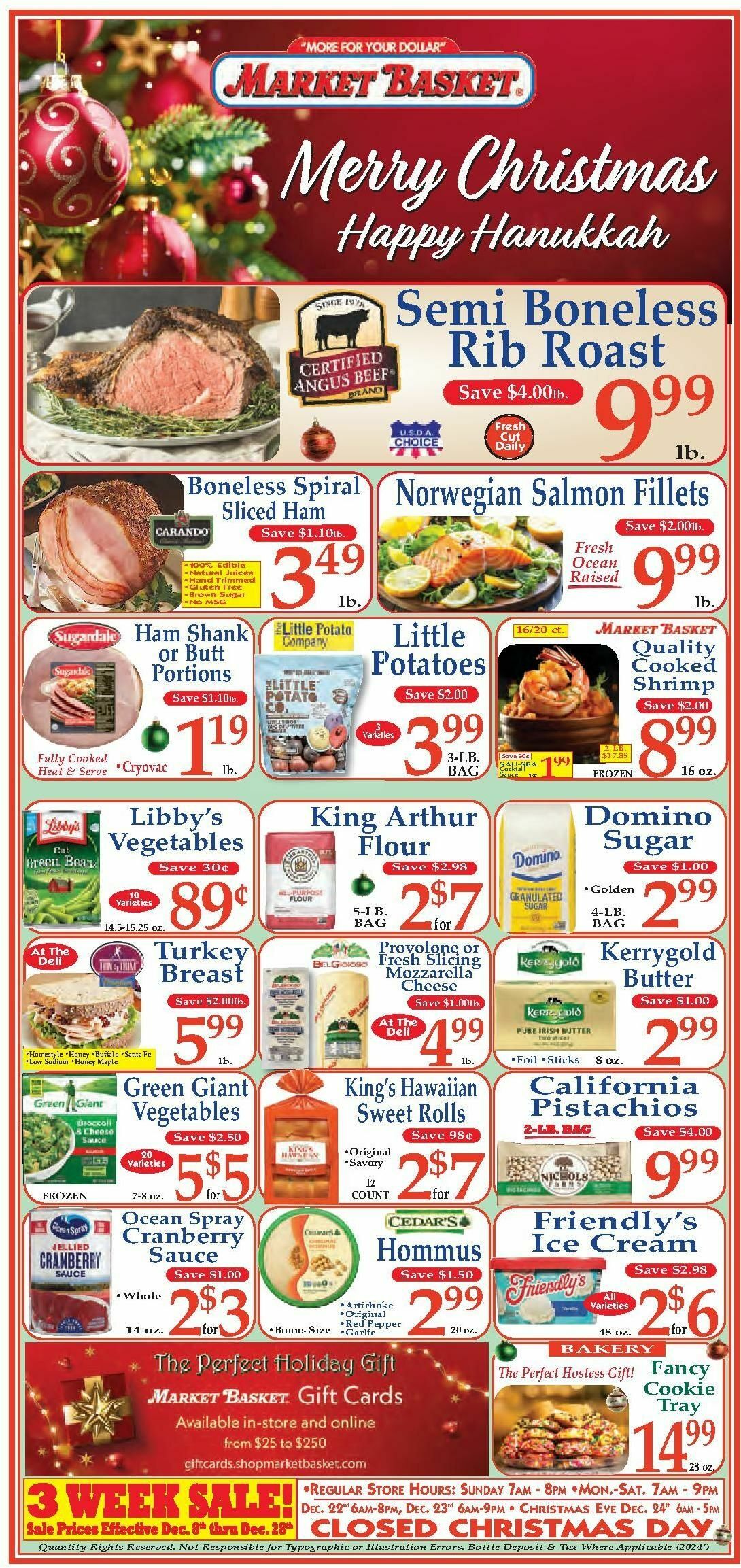 Market Basket Weekly Ad from December 8