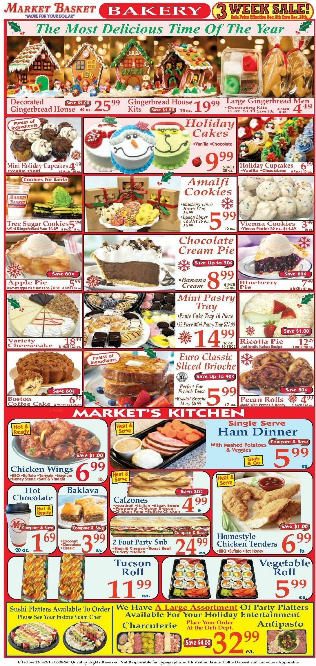 Market Basket Weekly Ad from December 8