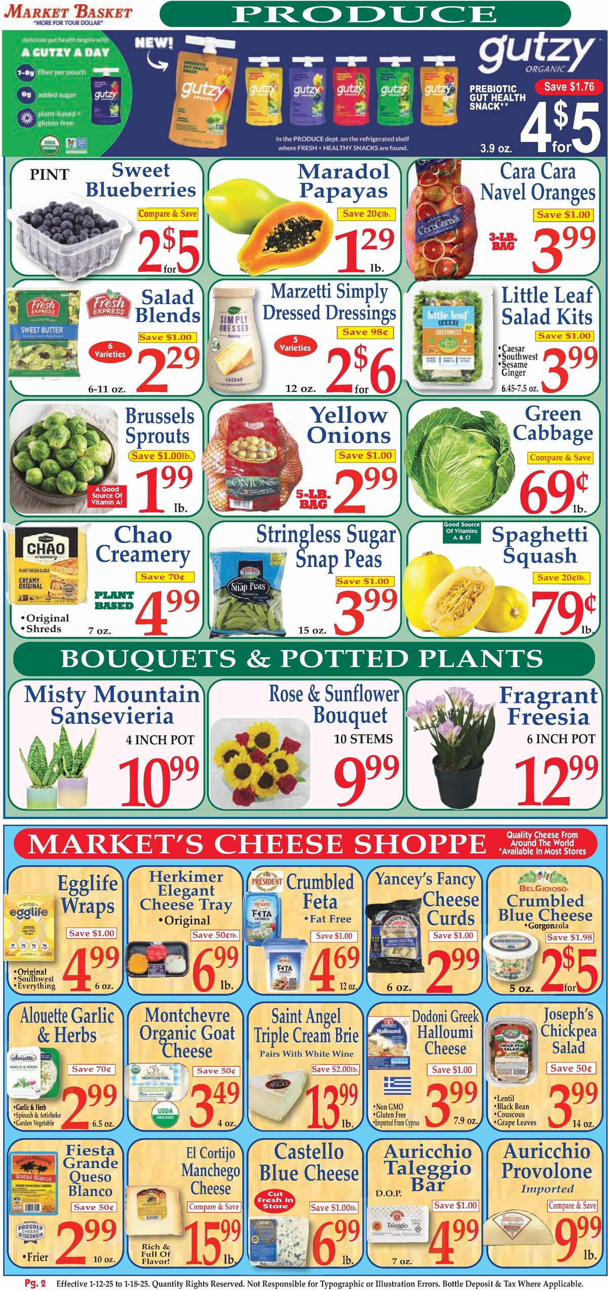 Market Basket Weekly Ad from January 12
