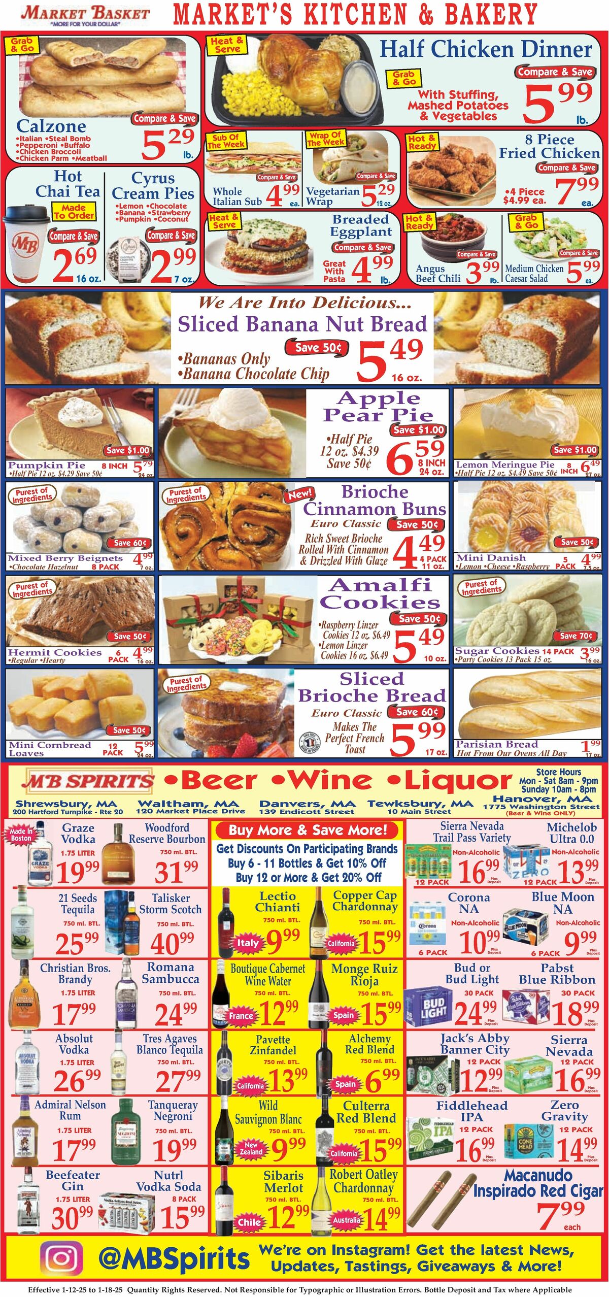 Market Basket Weekly Ad from January 12