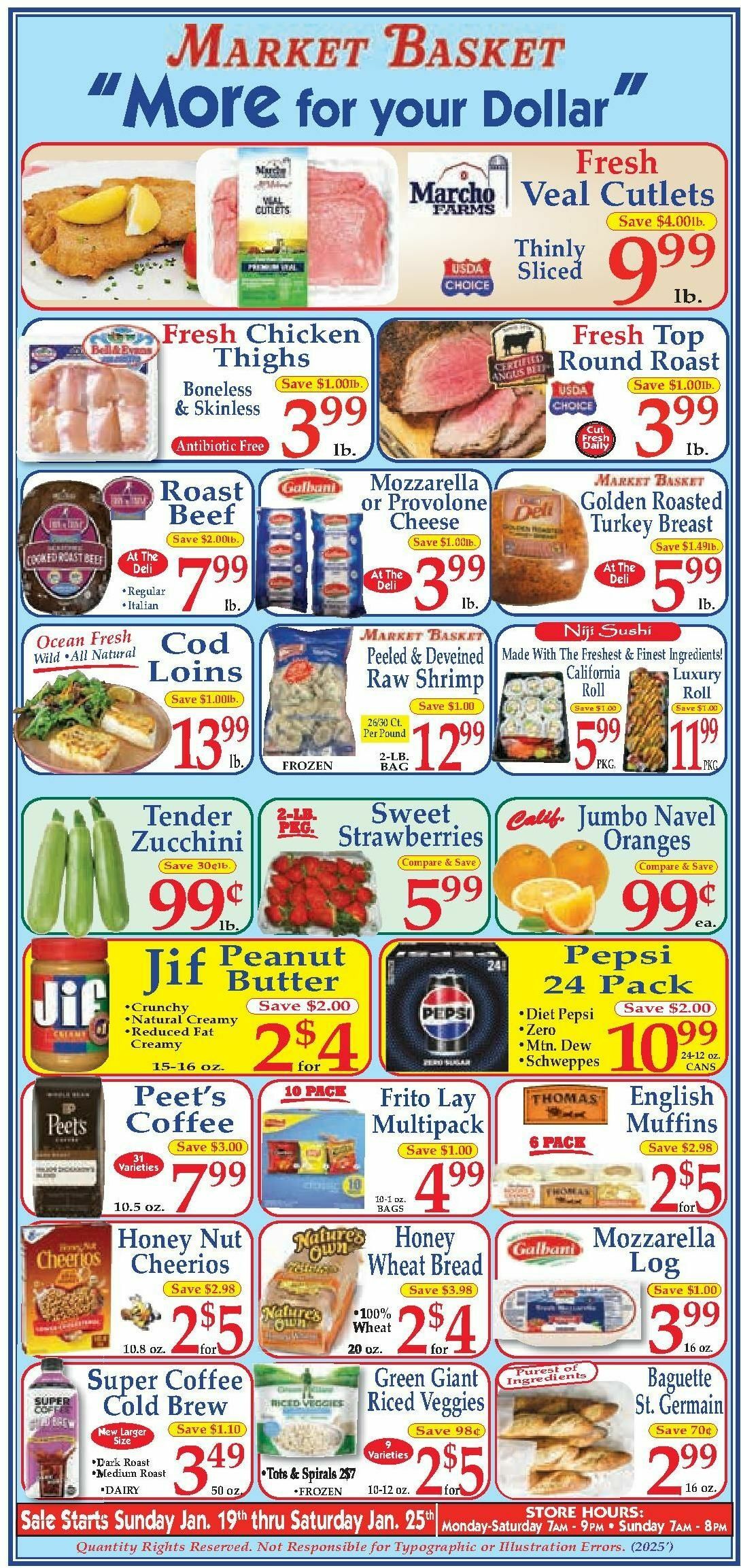 Market Basket Weekly Ad from January 19