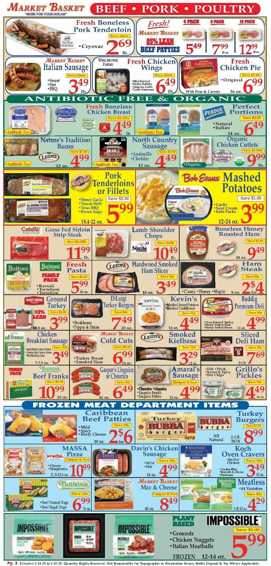 Market Basket Weekly Ad from January 19