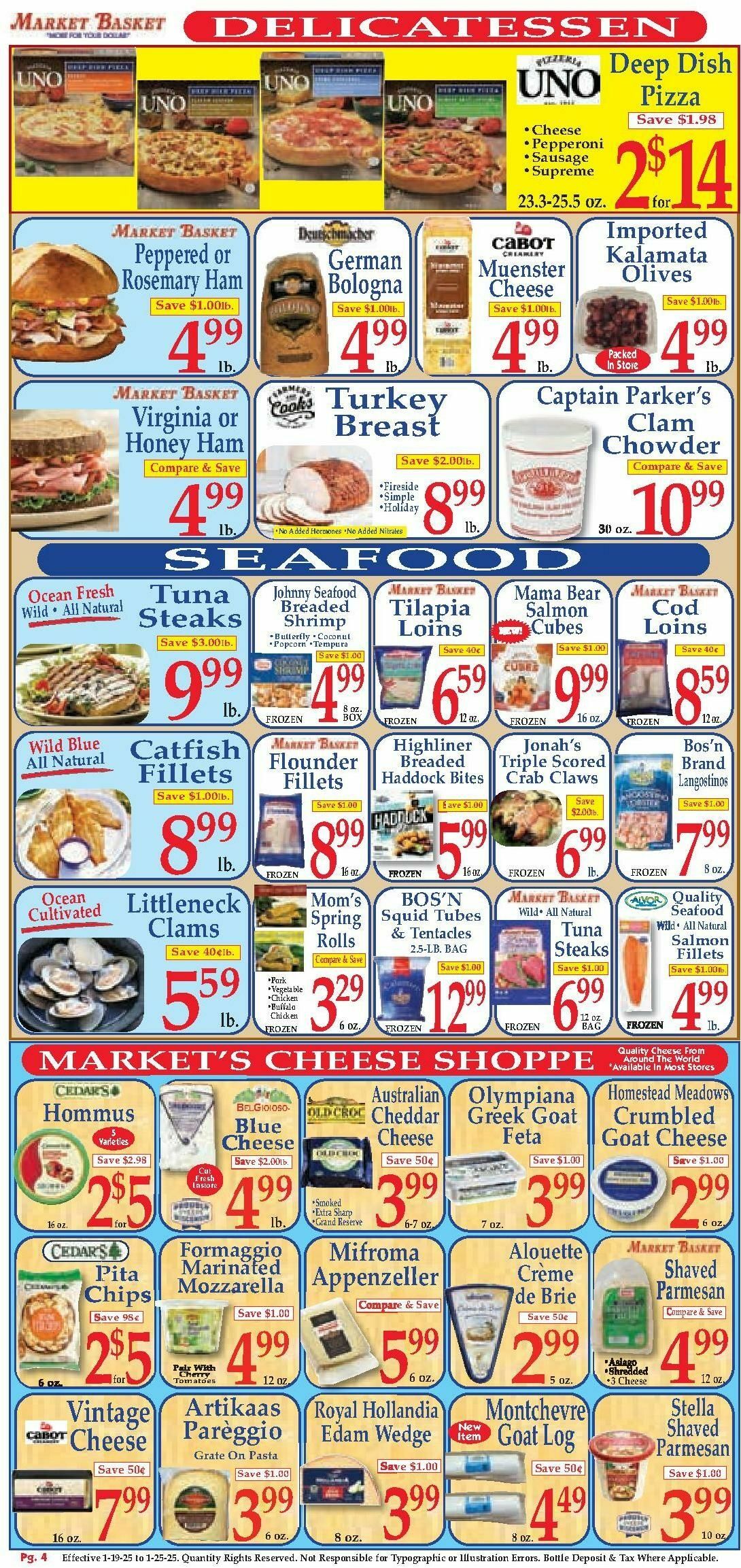 Market Basket Weekly Ad from January 19