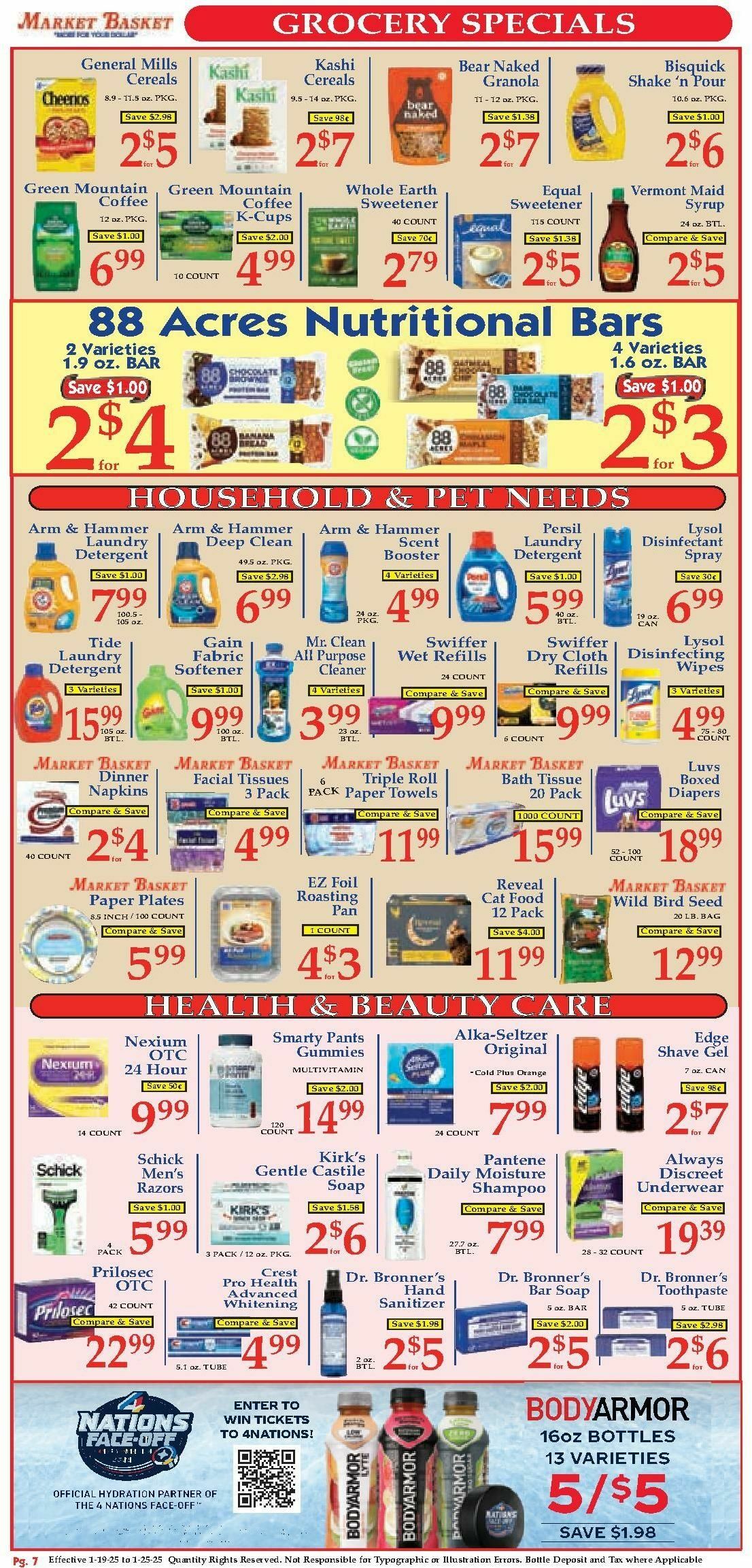 Market Basket Weekly Ad from January 19