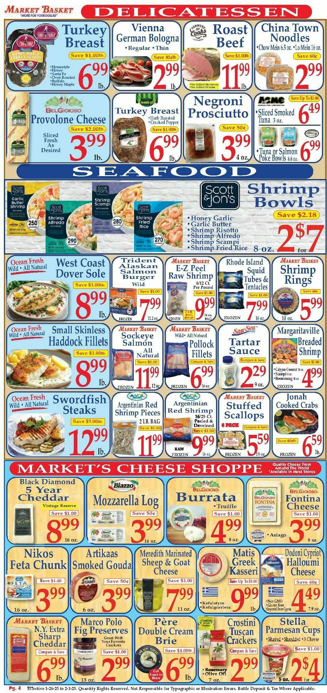 Market Basket Weekly Ad from January 26