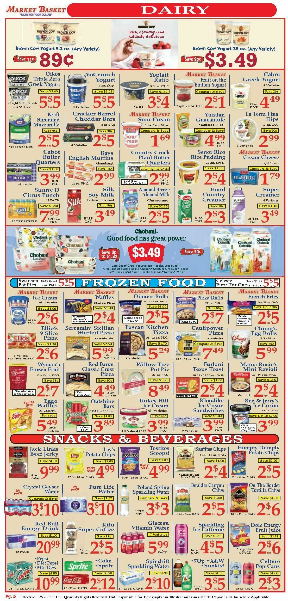 Market Basket Weekly Ad from January 26