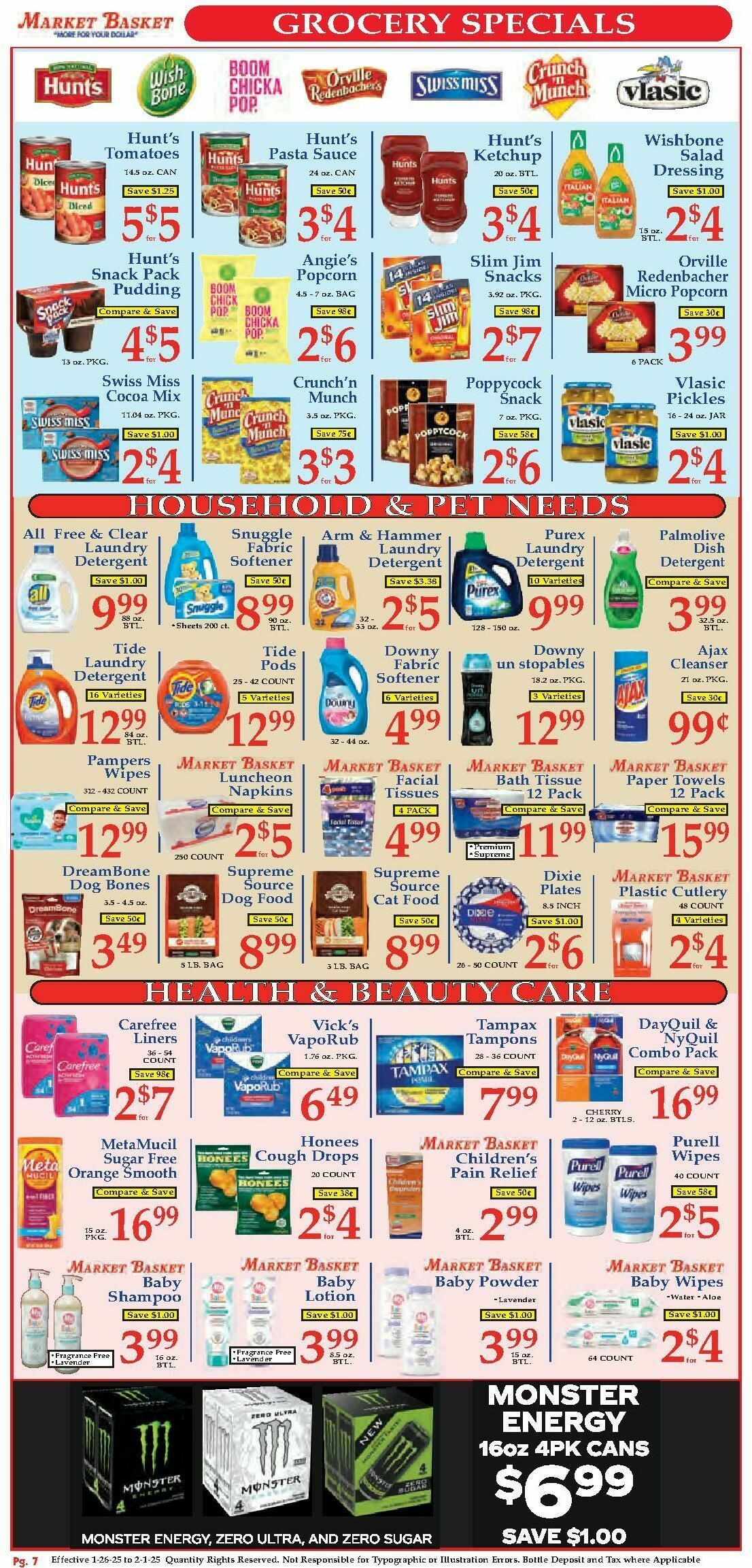 Market Basket Weekly Ad from January 26
