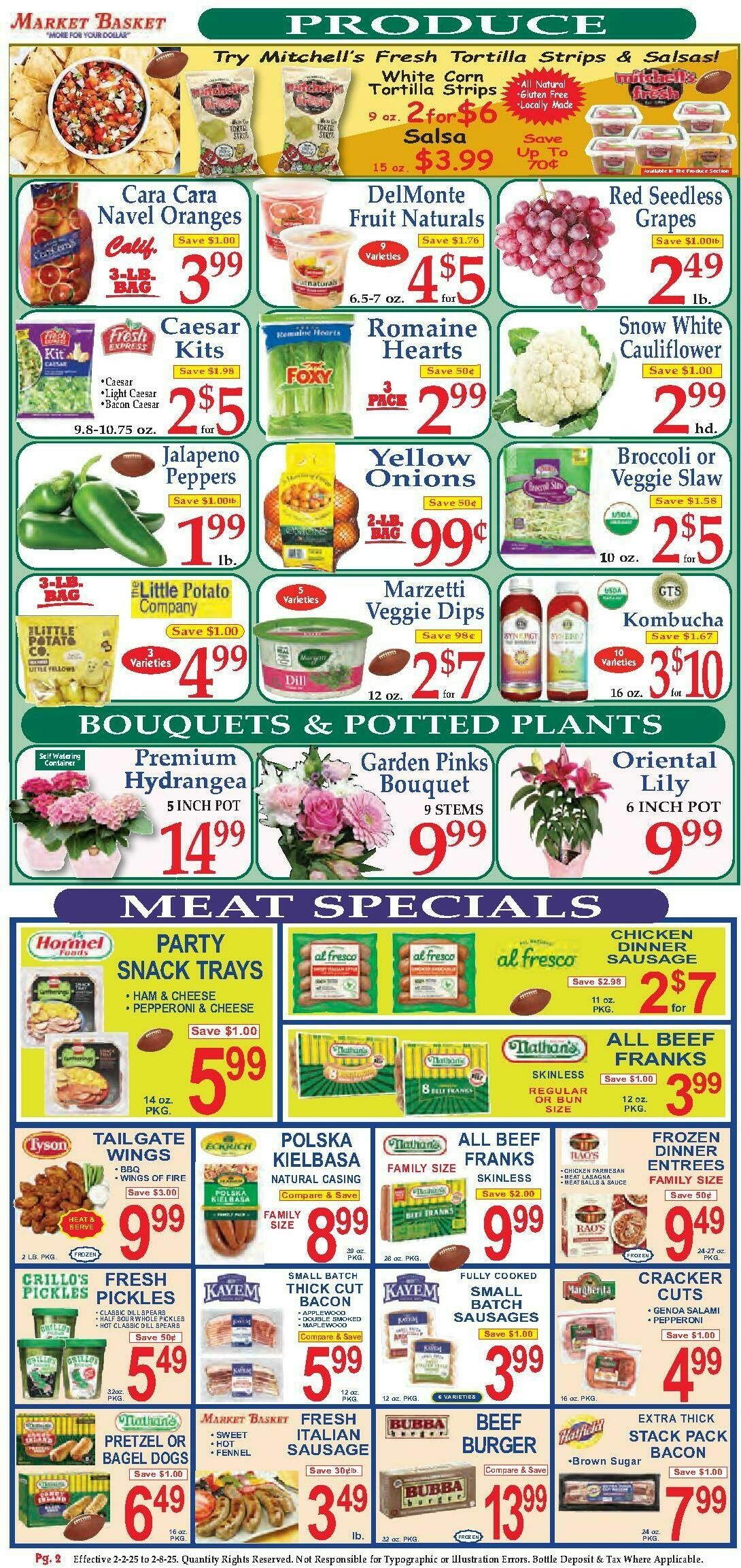 Market Basket Weekly Ad from February 2