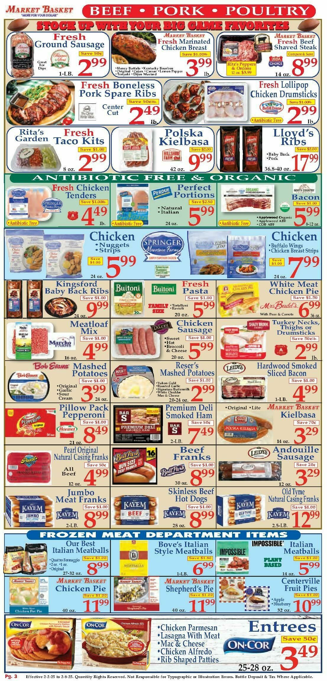 Market Basket Weekly Ad from February 2