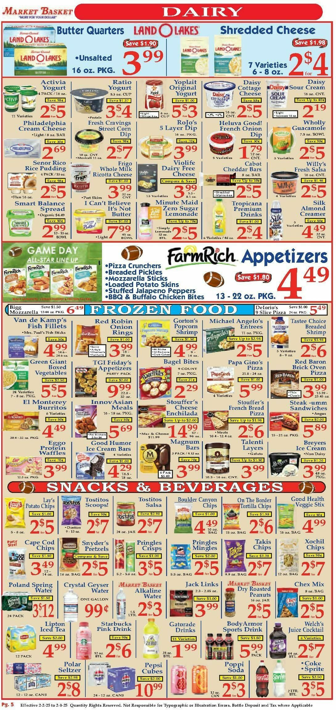 Market Basket Weekly Ad from February 2