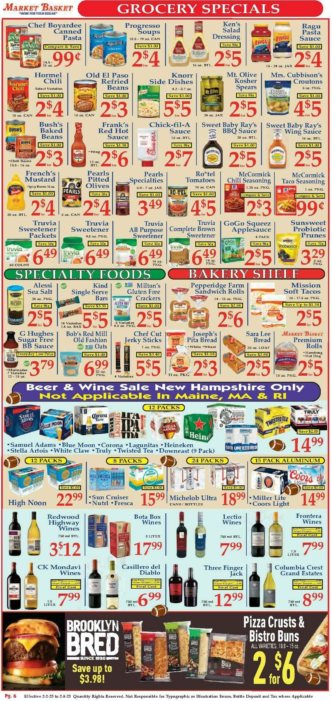 Market Basket Weekly Ad from February 2