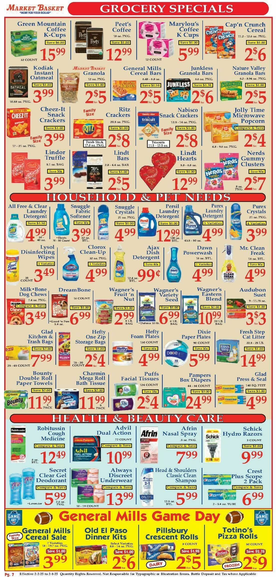 Market Basket Weekly Ad from February 2