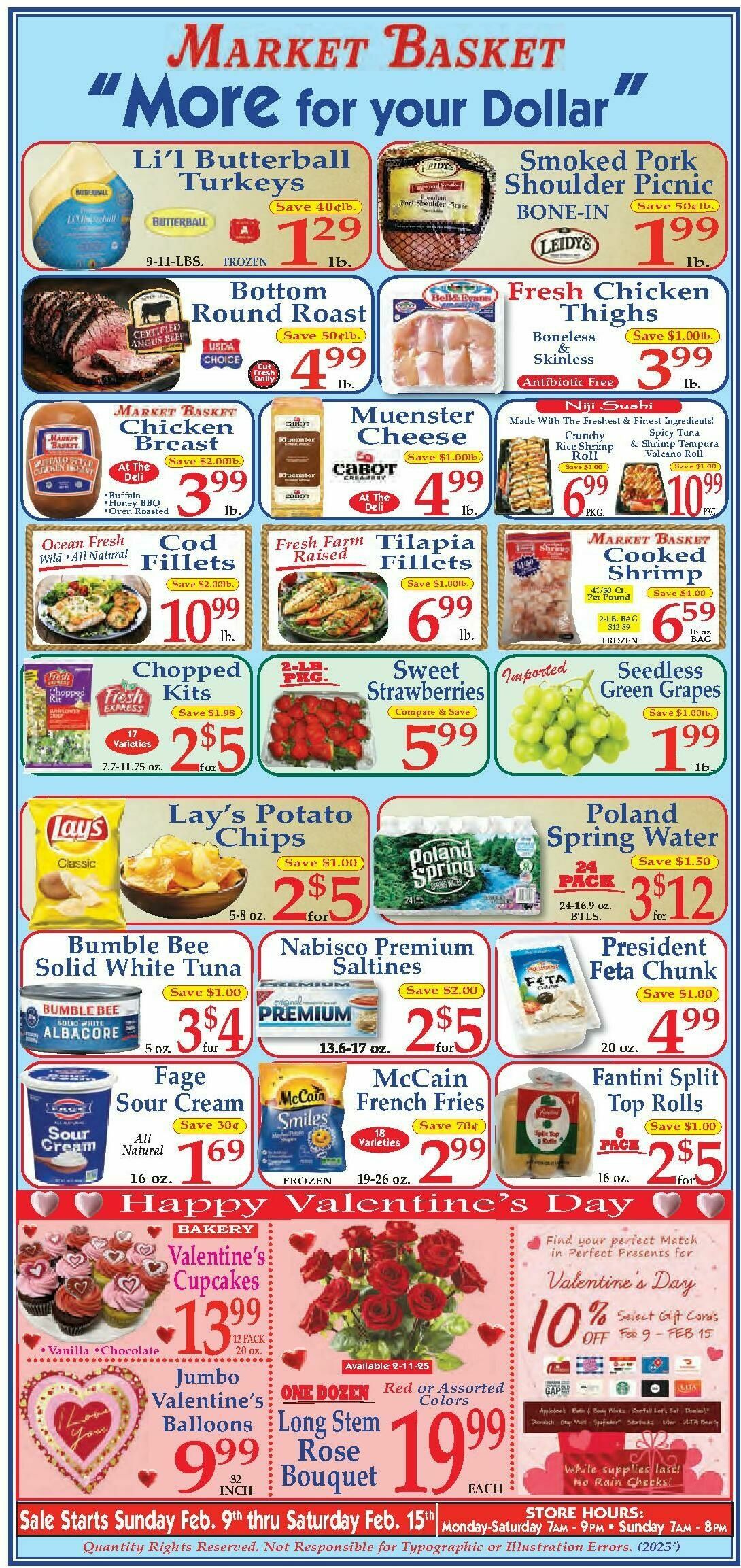 Market Basket Weekly Ad from February 9