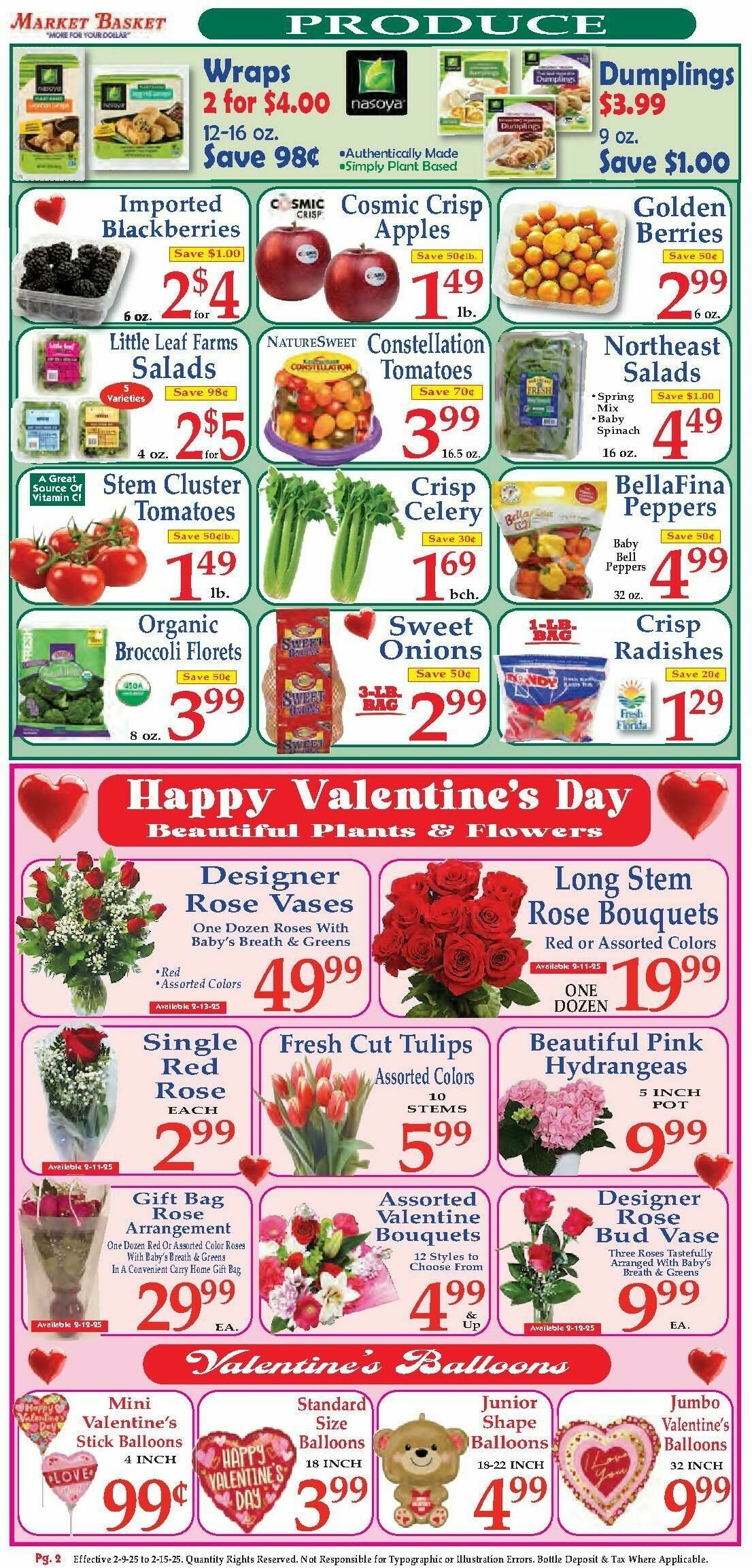 Market Basket Weekly Ad from February 9