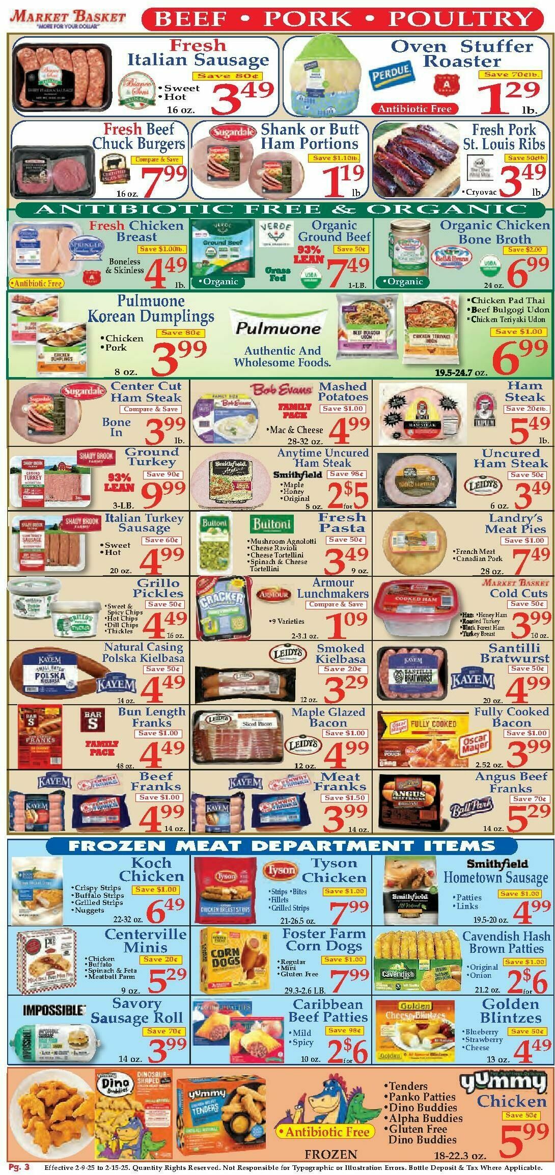 Market Basket Weekly Ad from February 9
