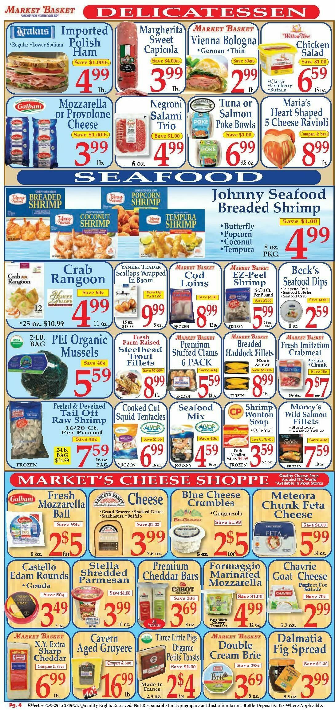 Market Basket Weekly Ad from February 9