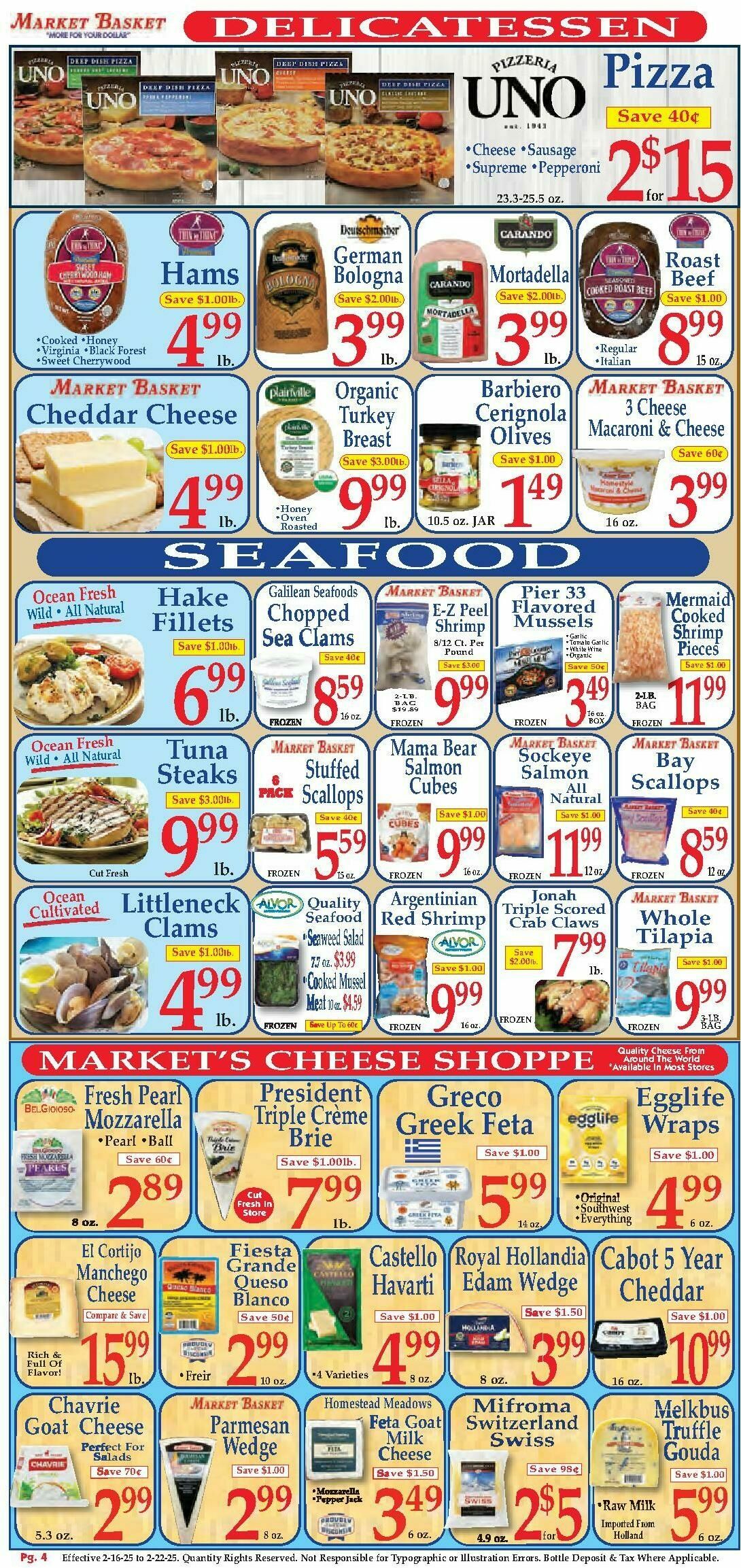 Market Basket Weekly Ad from February 16