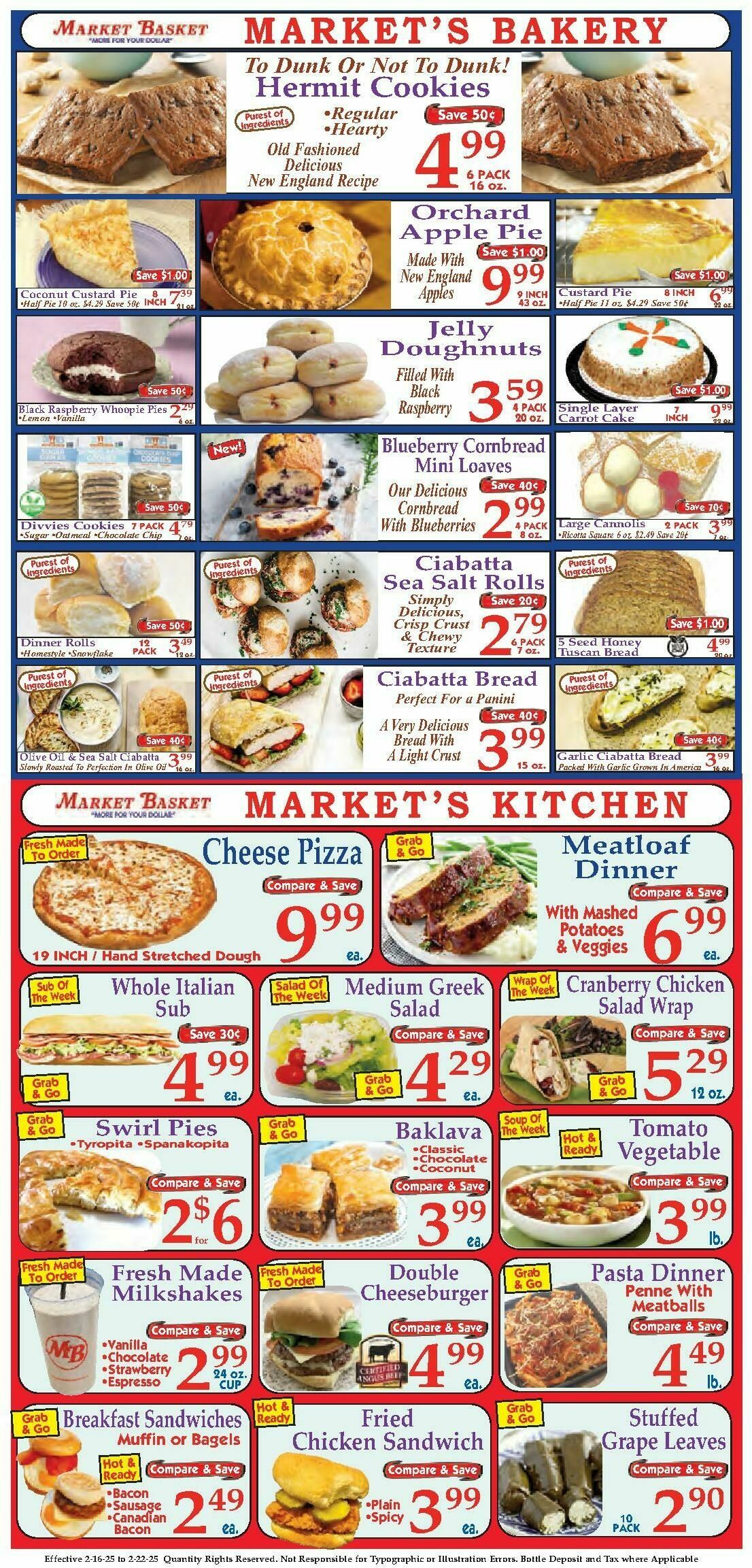 Market Basket Weekly Ad from February 16