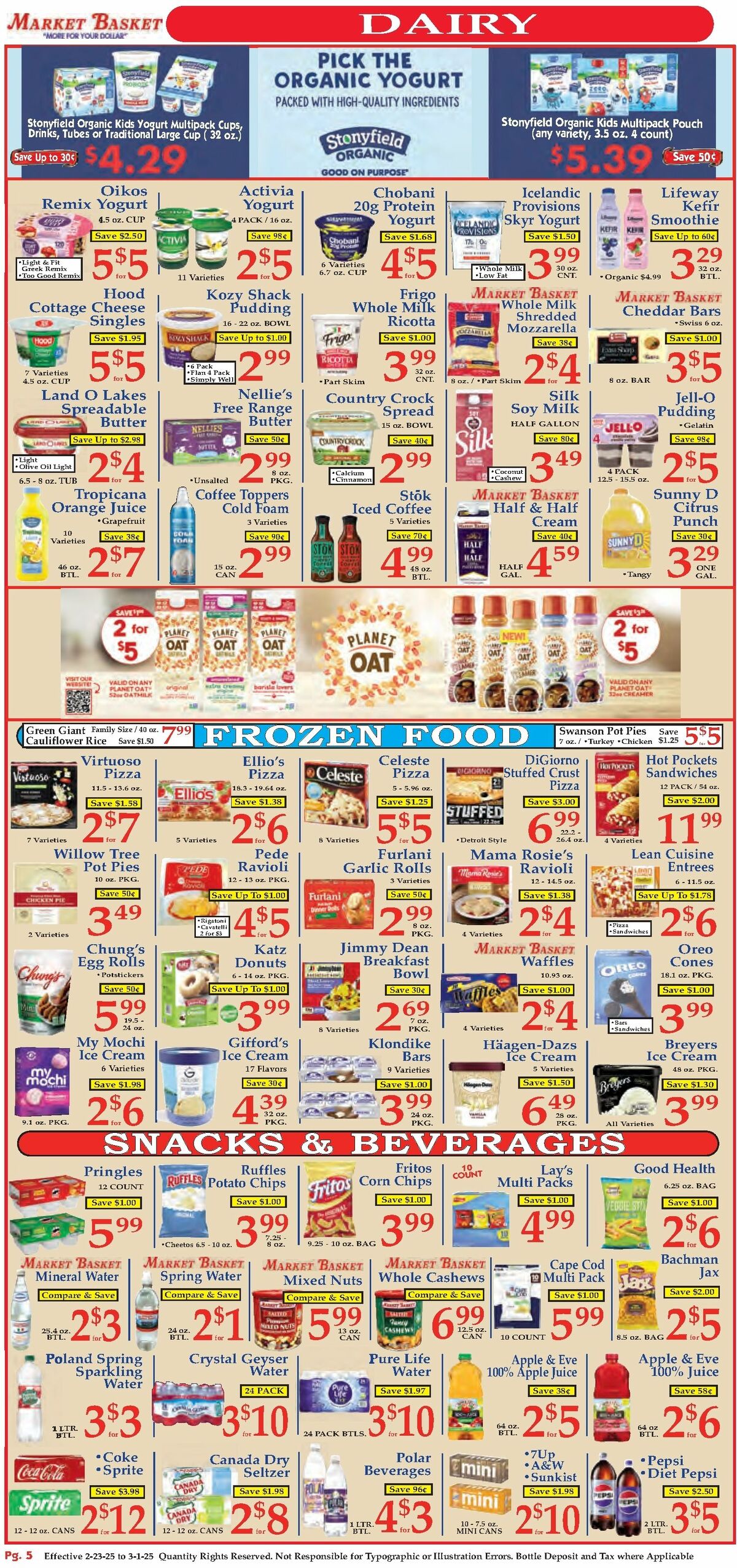 Market Basket Weekly Ad from February 23