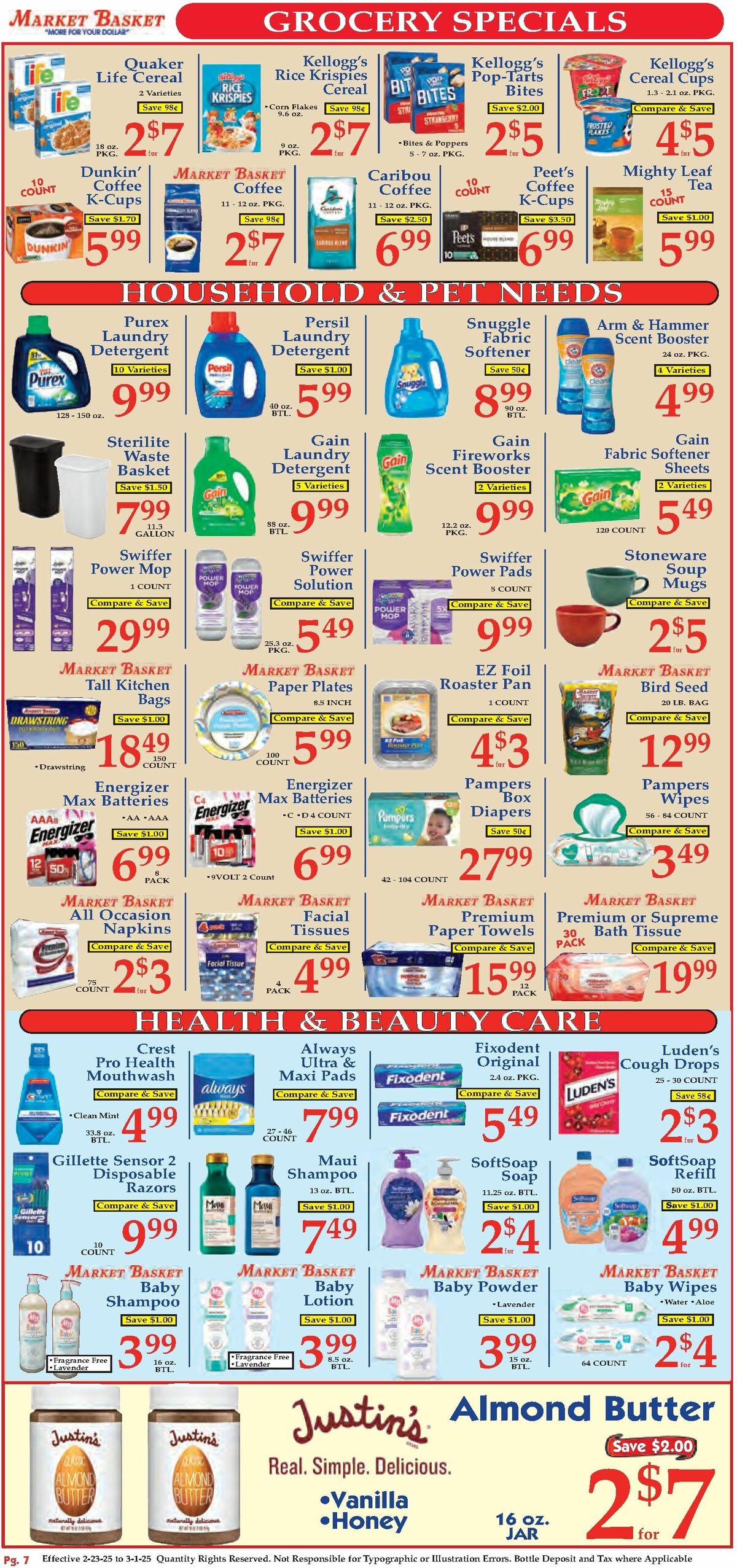 Market Basket Weekly Ad from February 23