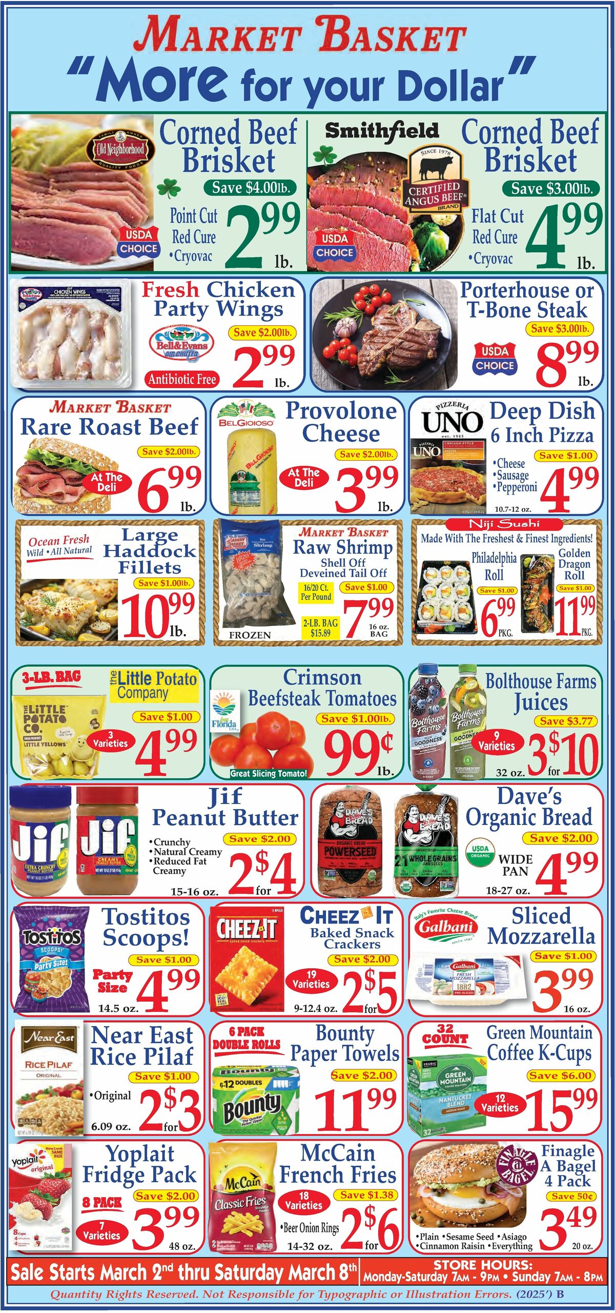 Market Basket Weekly Ad from March 2