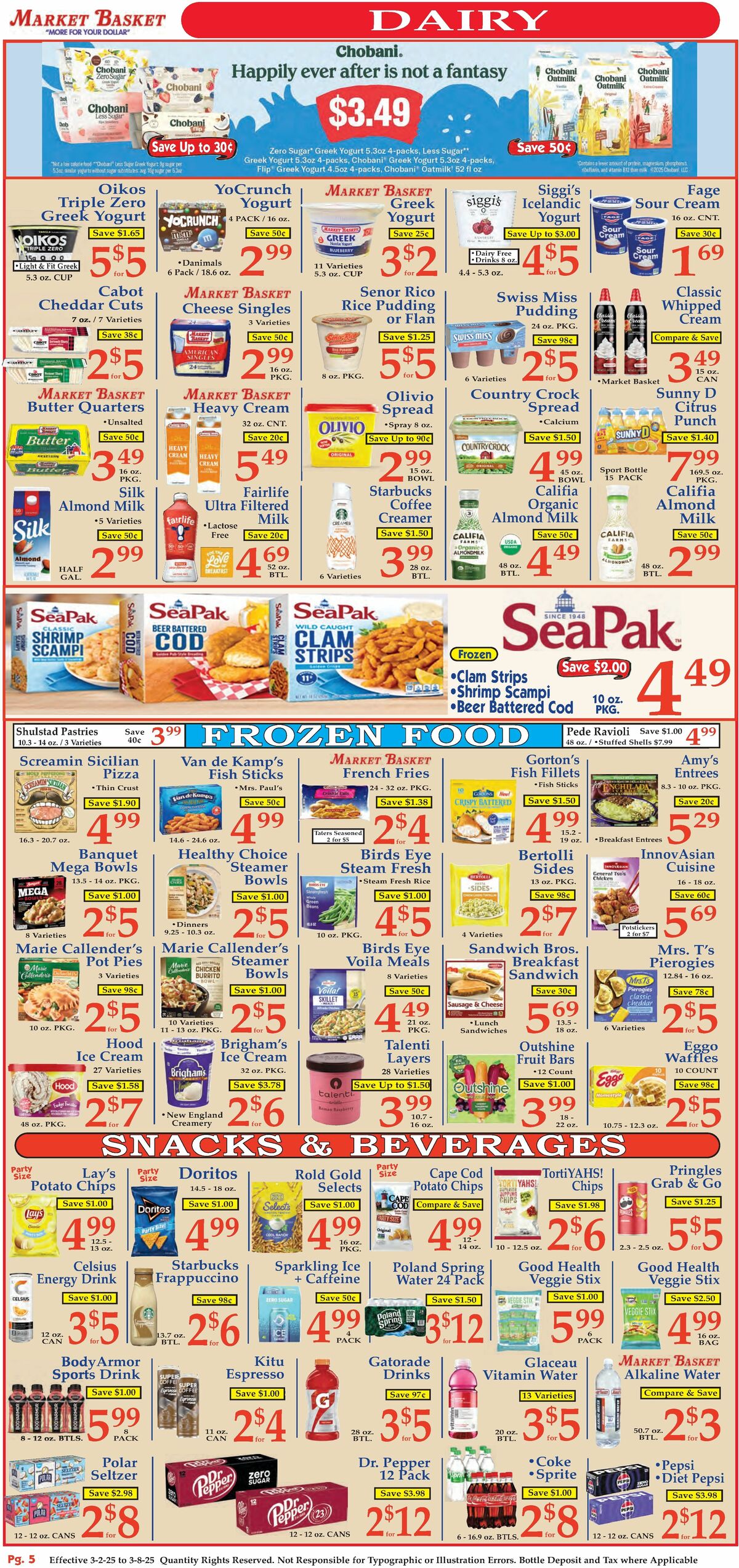 Market Basket Weekly Ad from March 2