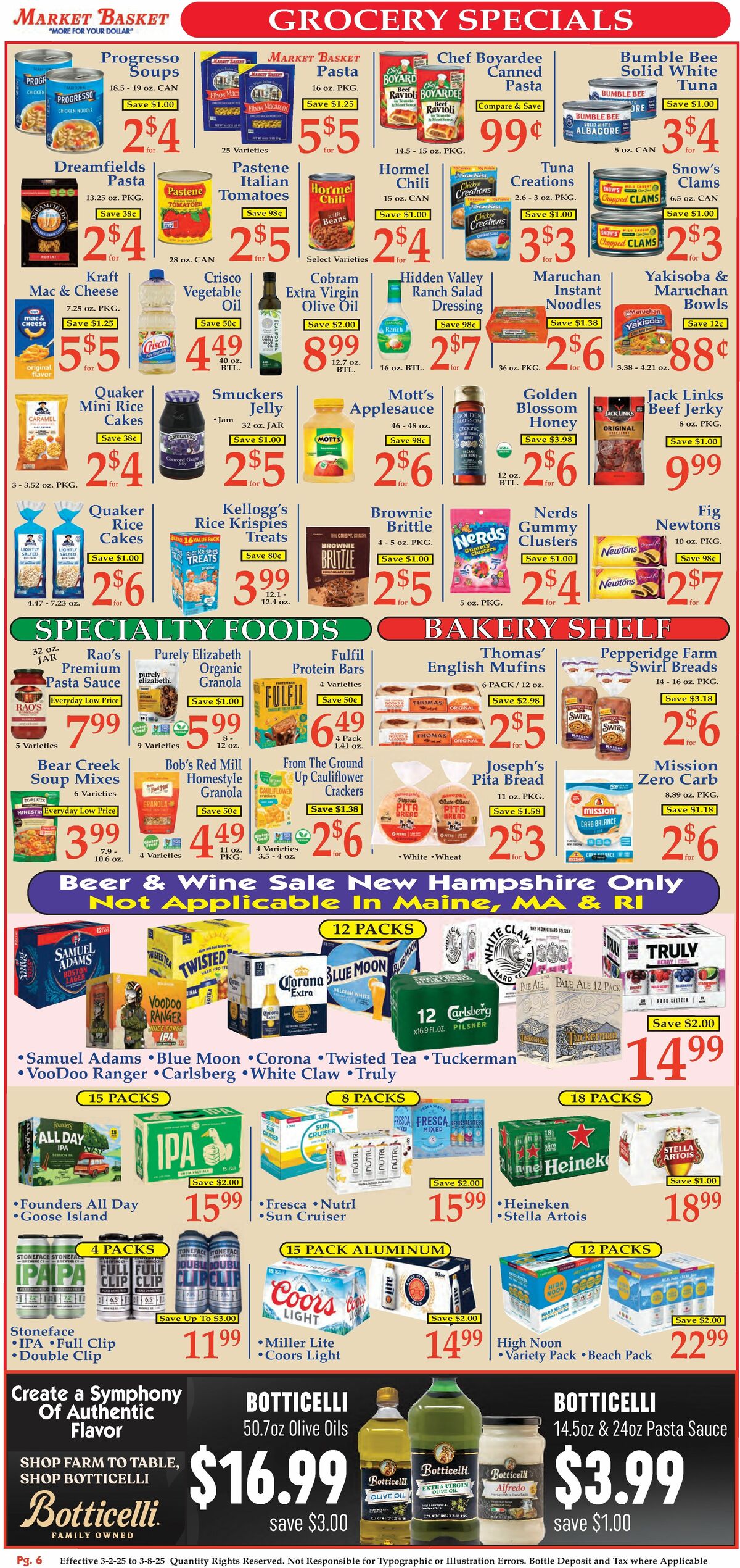 Market Basket Weekly Ad from March 2