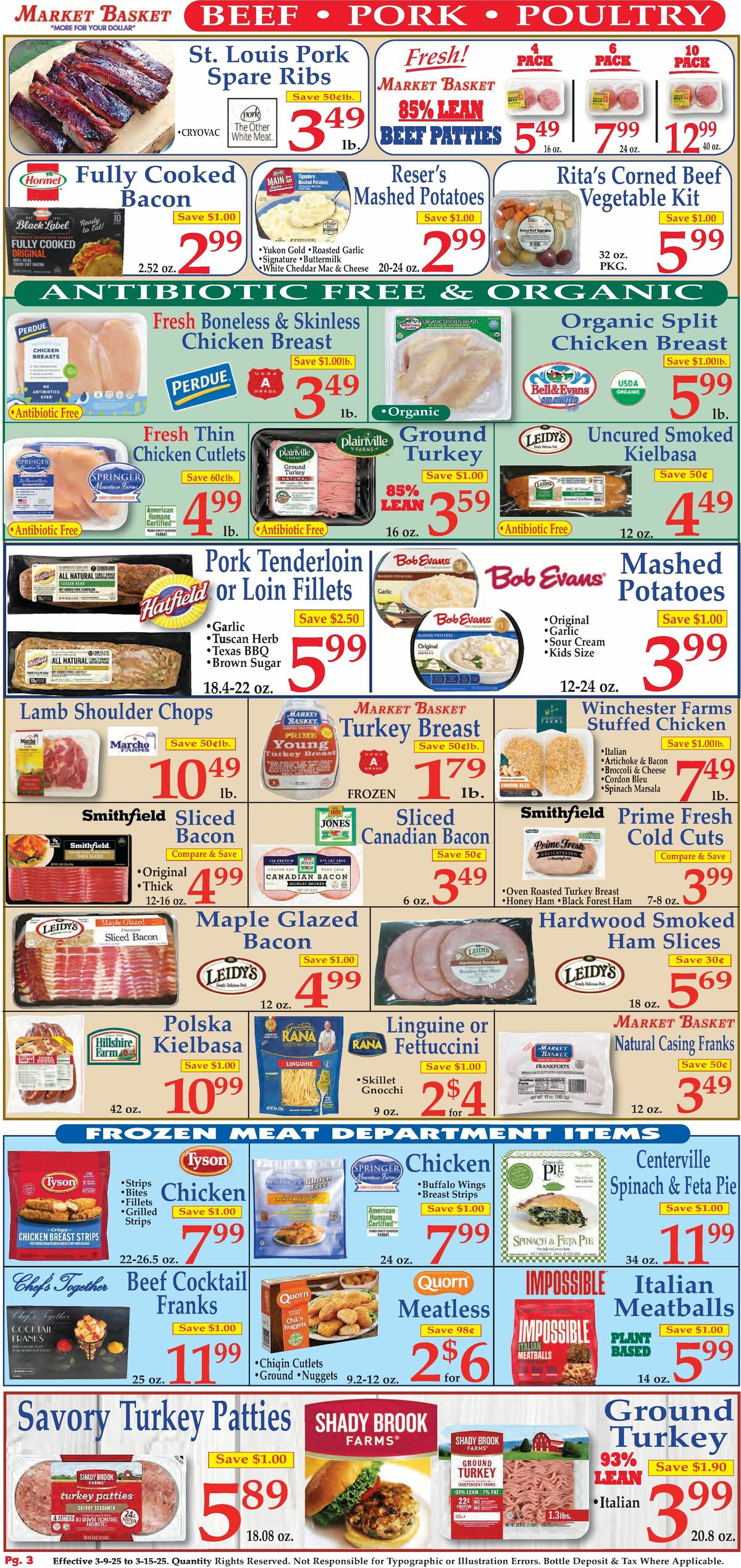 Market Basket Weekly Ad from March 9