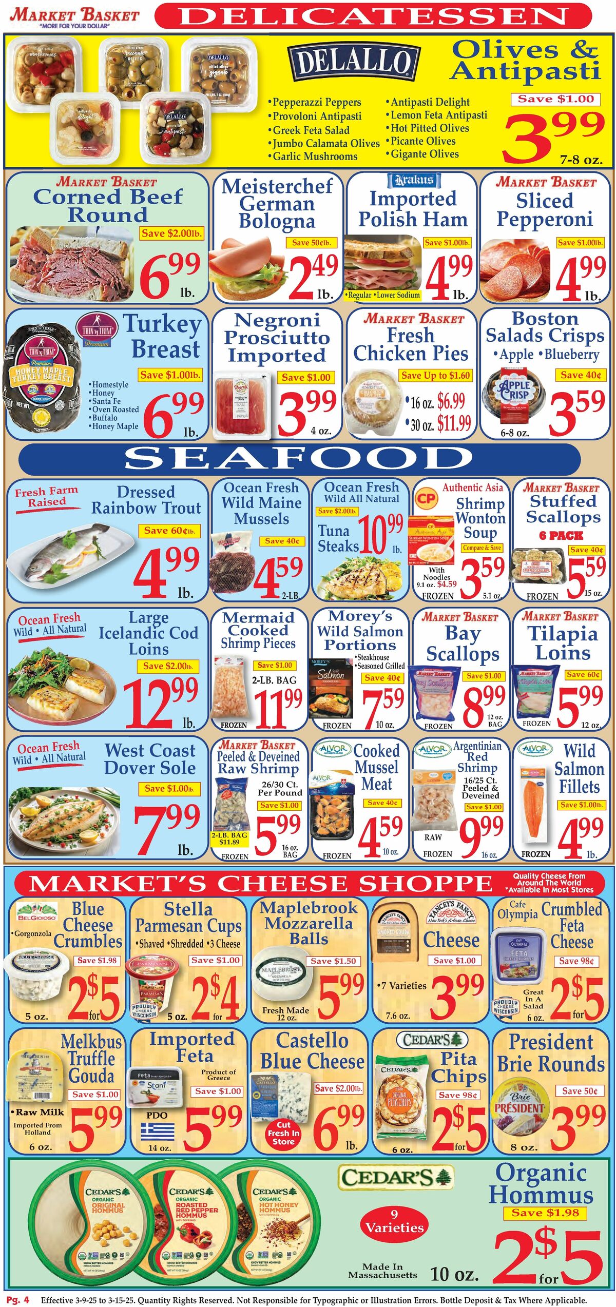 Market Basket Weekly Ad from March 9