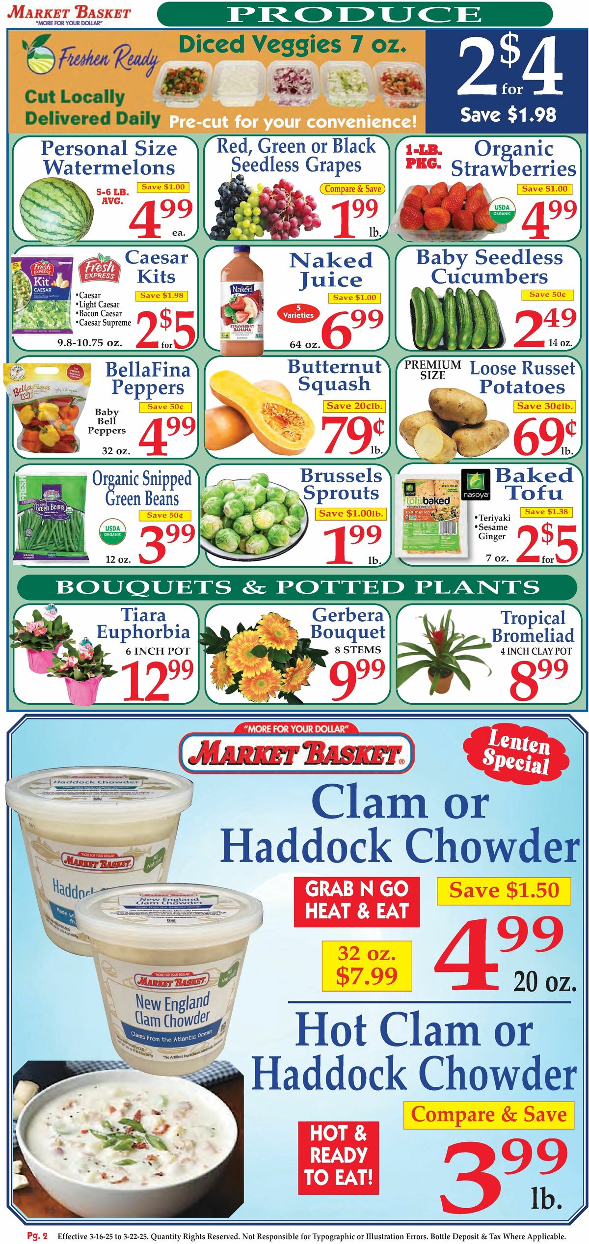 Market Basket Weekly Ad from March 16