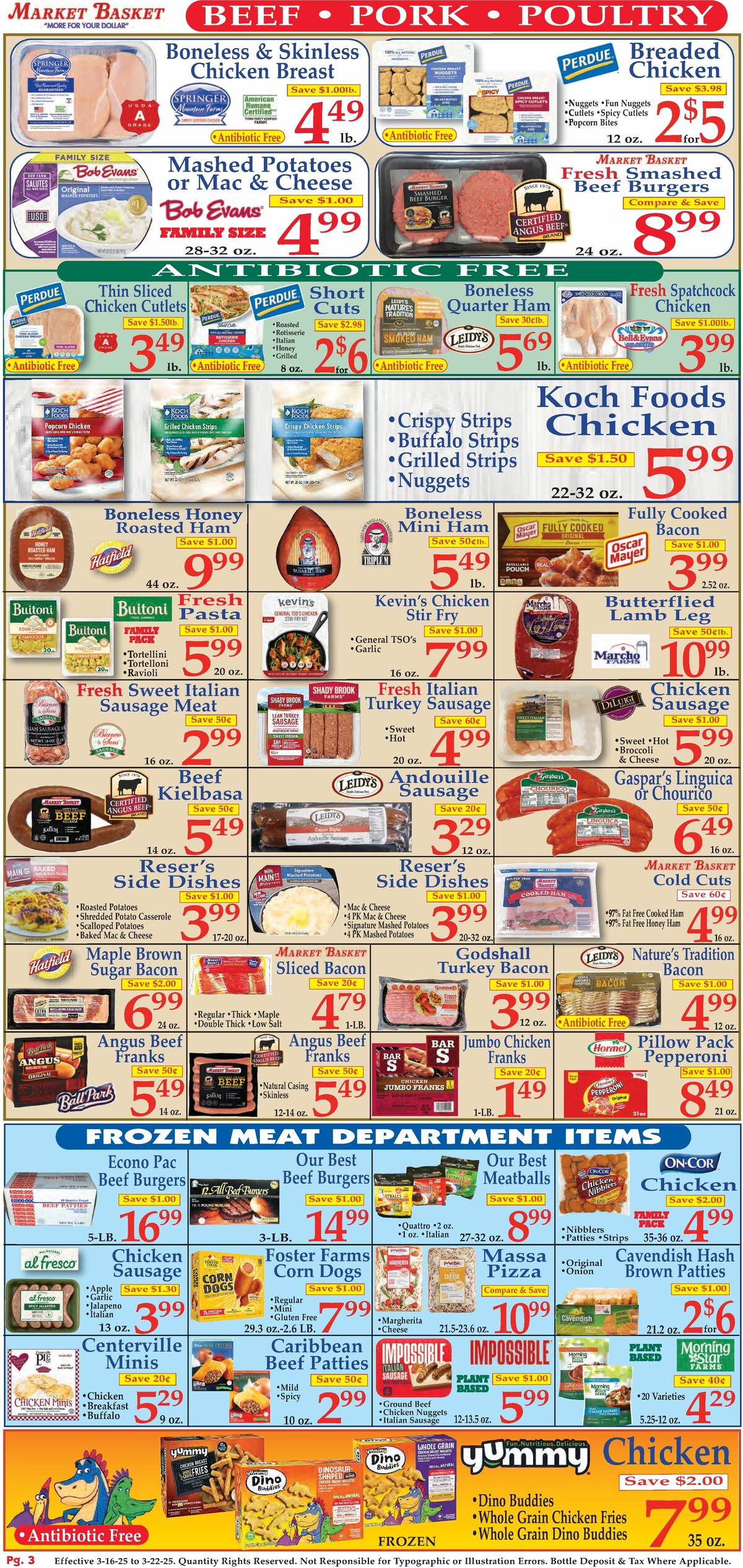 Market Basket Weekly Ad from March 16