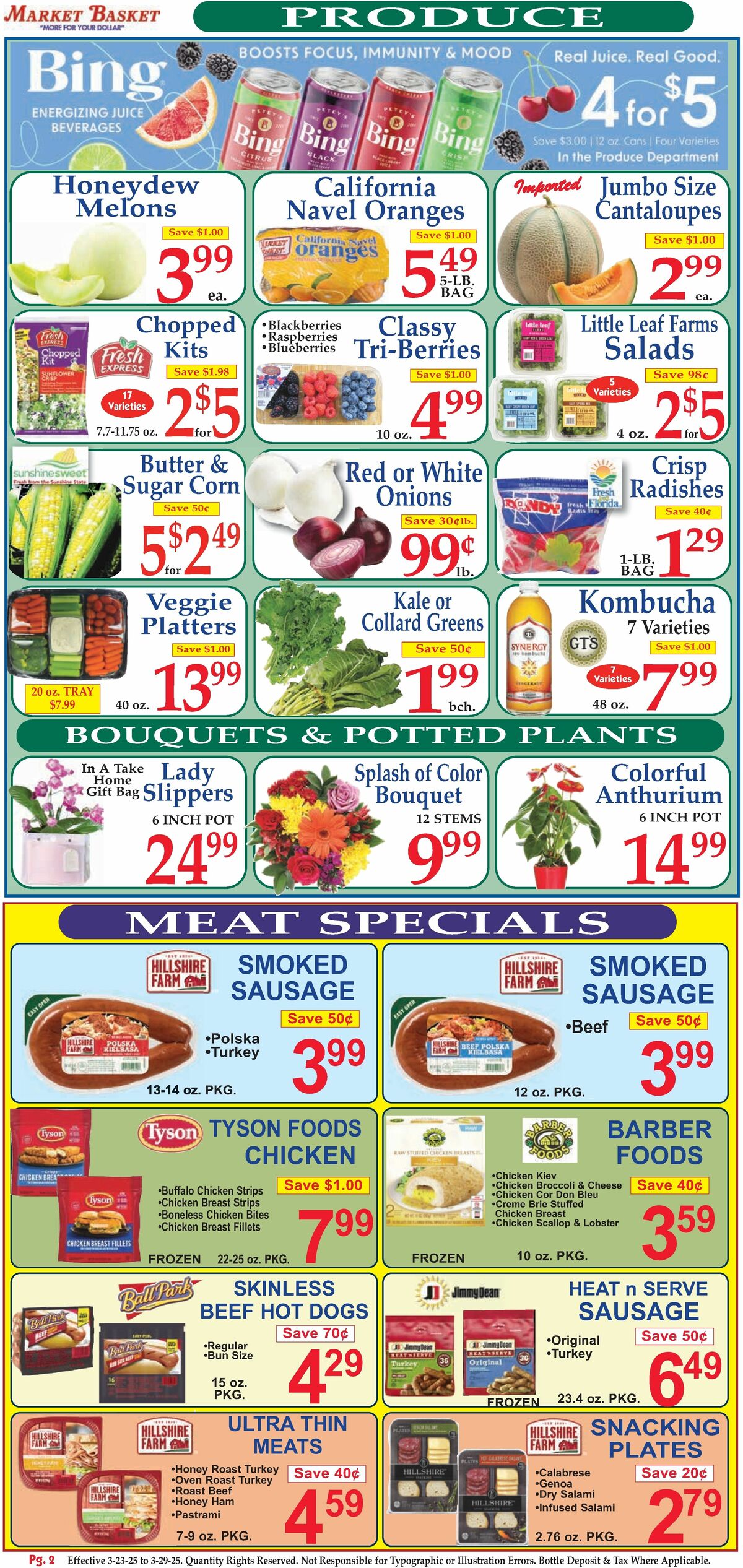Market Basket Weekly Ad from March 23