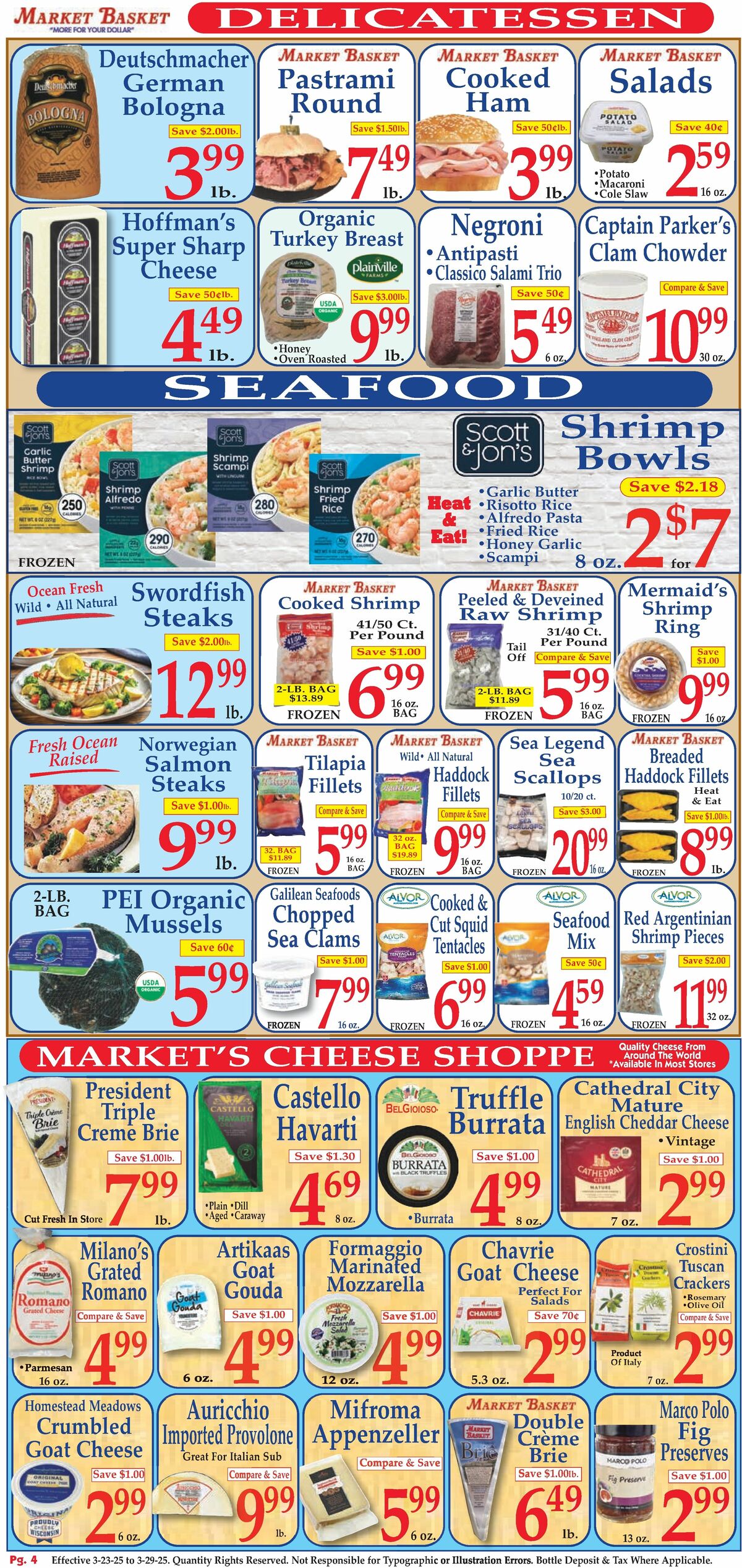 Market Basket Weekly Ad from March 23